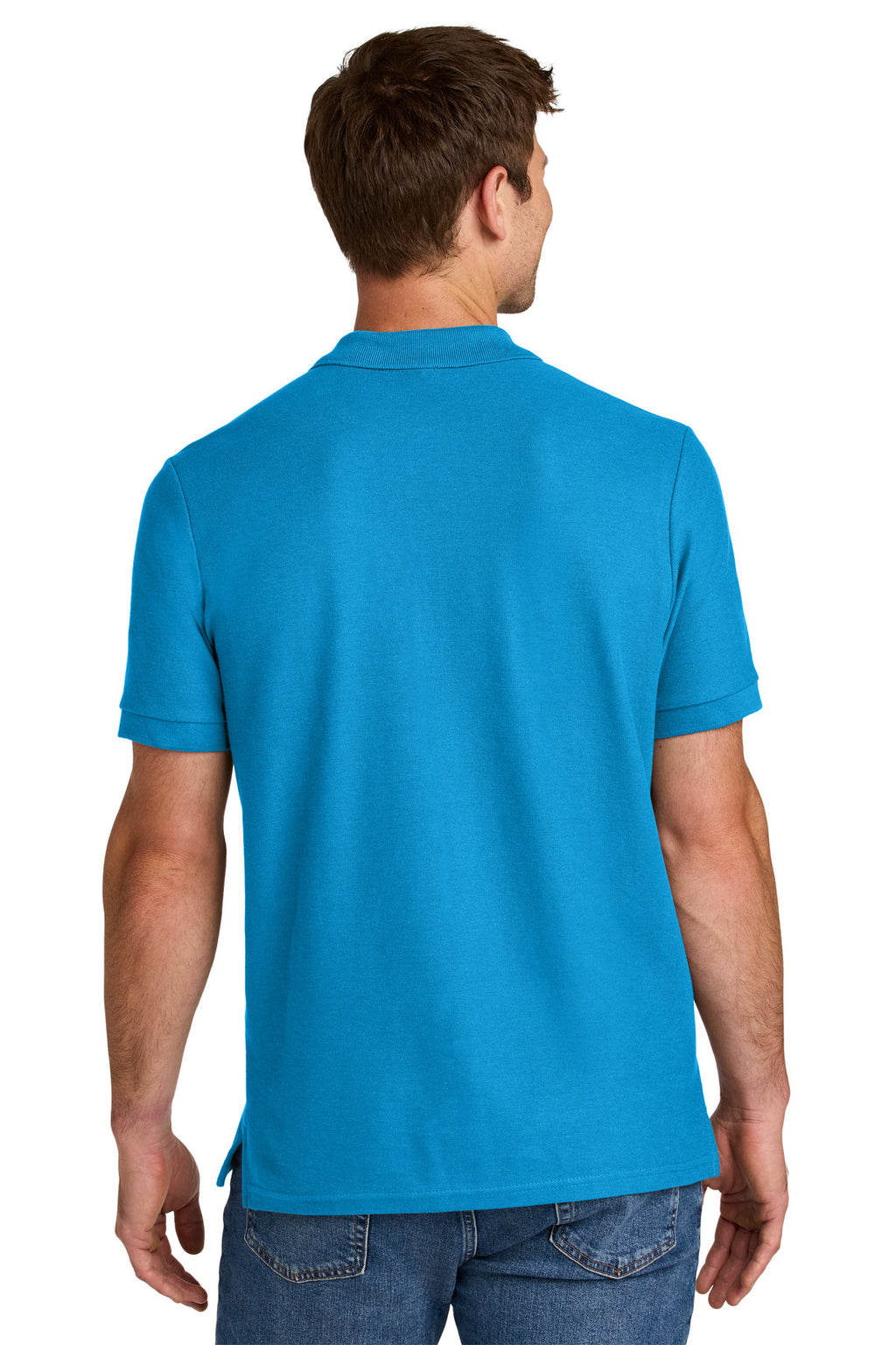Gildan Hammer Pique Polo 85800 - Sapphire - back