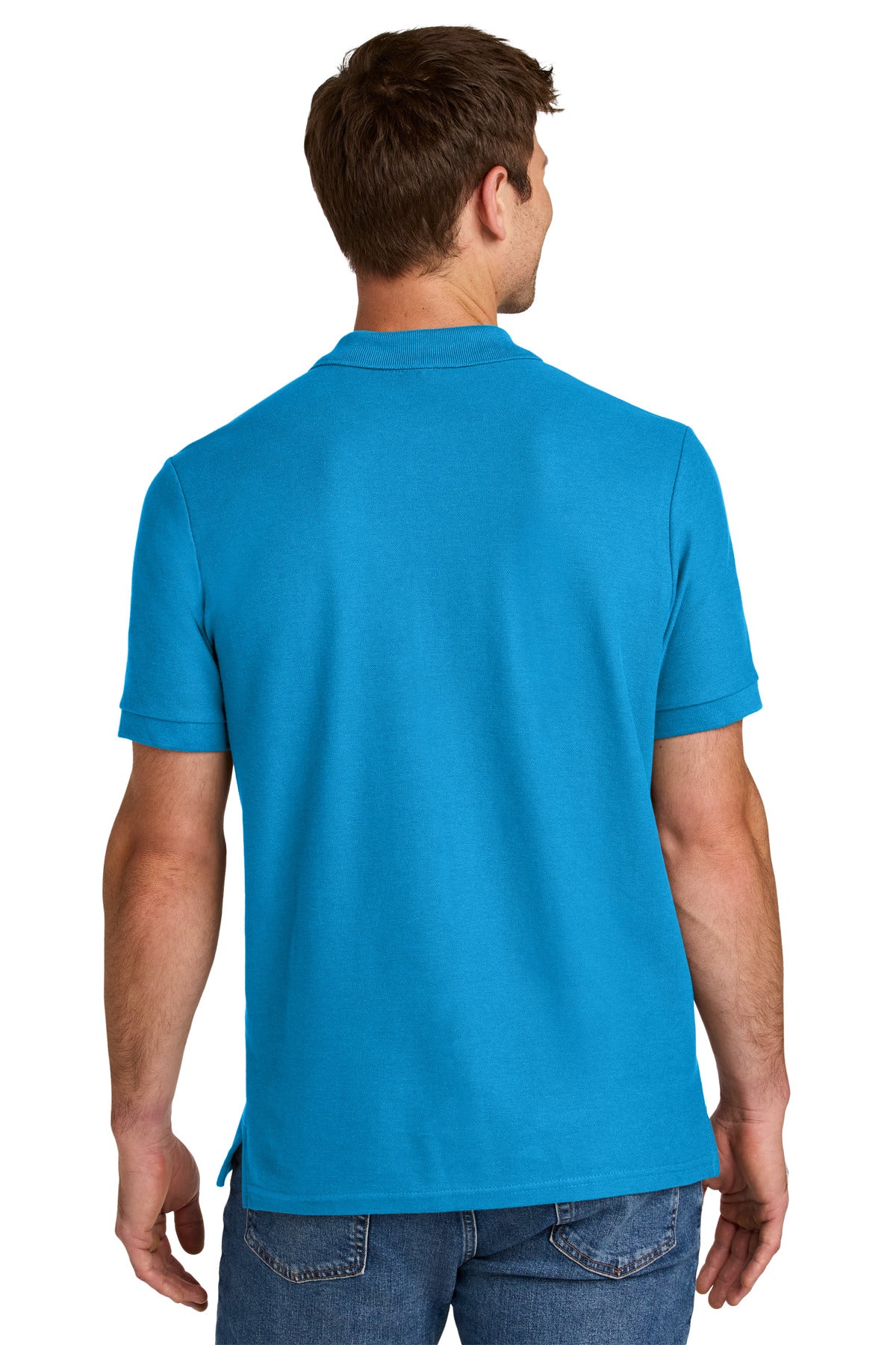 Gildan Hammer Pique Polo 85800 - Sapphire - back