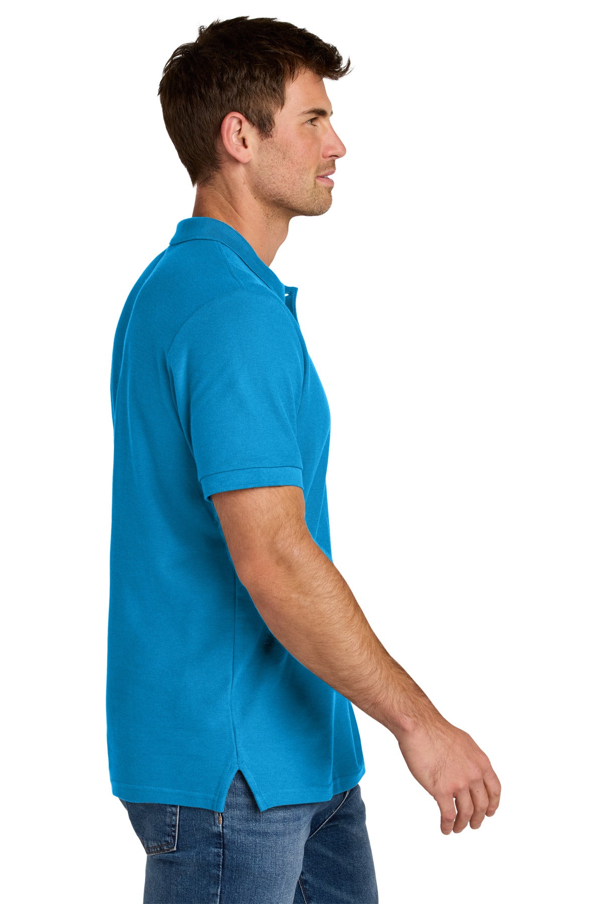 Gildan Hammer Pique Polo 85800 - Sapphire - side