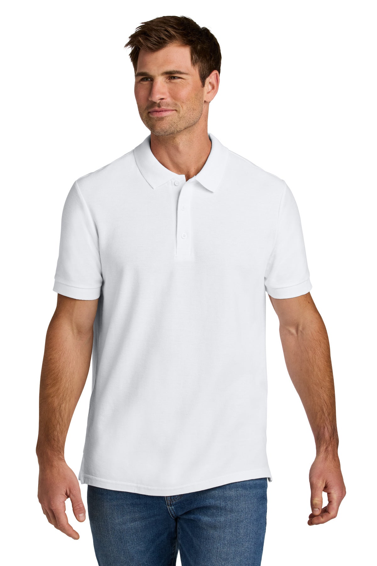 Gildan Hammer Pique Polo 85800 - White - front