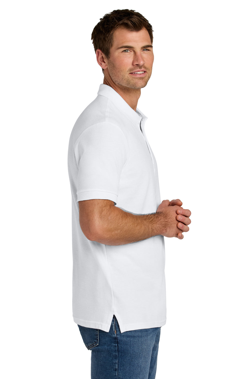 Gildan Hammer Pique Polo 85800 - White - side