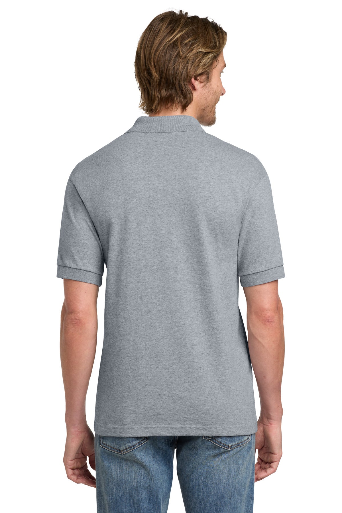 Gildan - DryBlend 6-Ounce Jersey Knit Sport Shirt. 8800 - Sport Grey - back