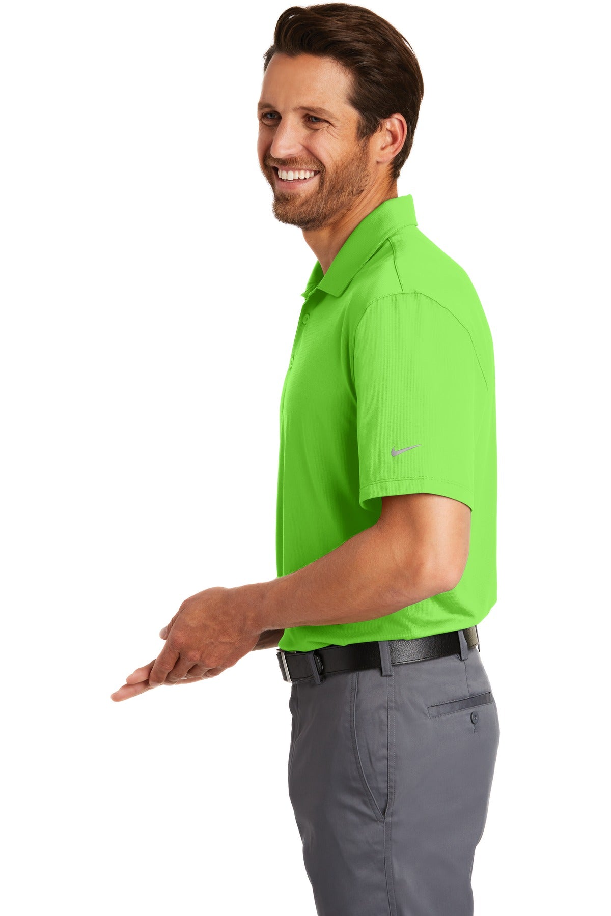 Nike Dri-FIT Legacy Polo. 883681 - Mean Green - side