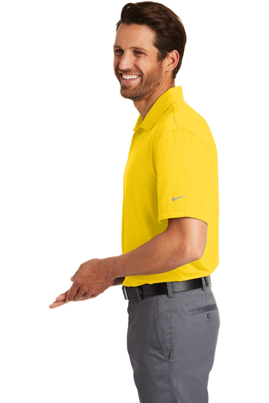 Nike Dri-FIT Legacy Polo. 883681 - Tour Yellow - side