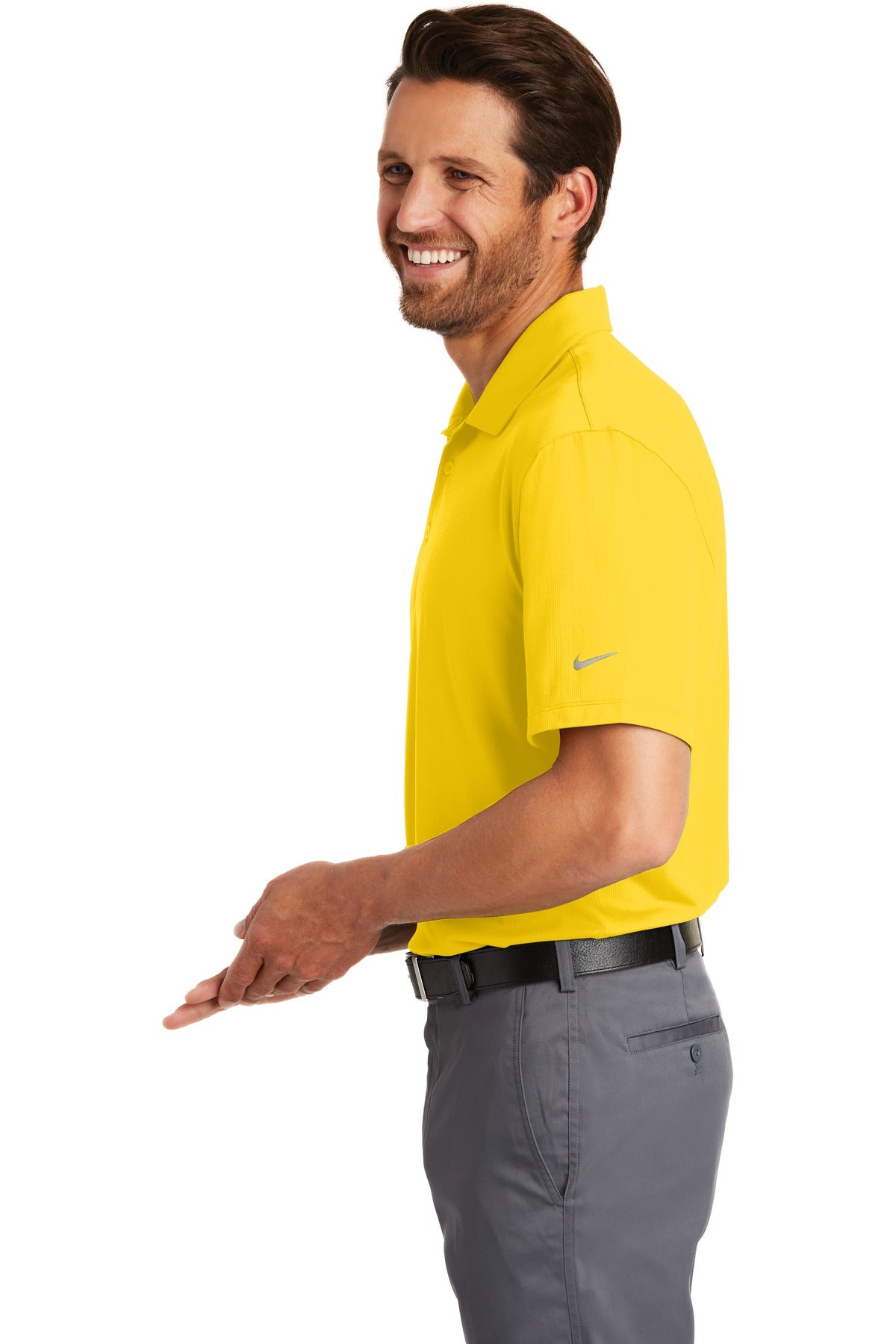 Nike Dri-FIT Legacy Polo. 883681 - Tour Yellow - side