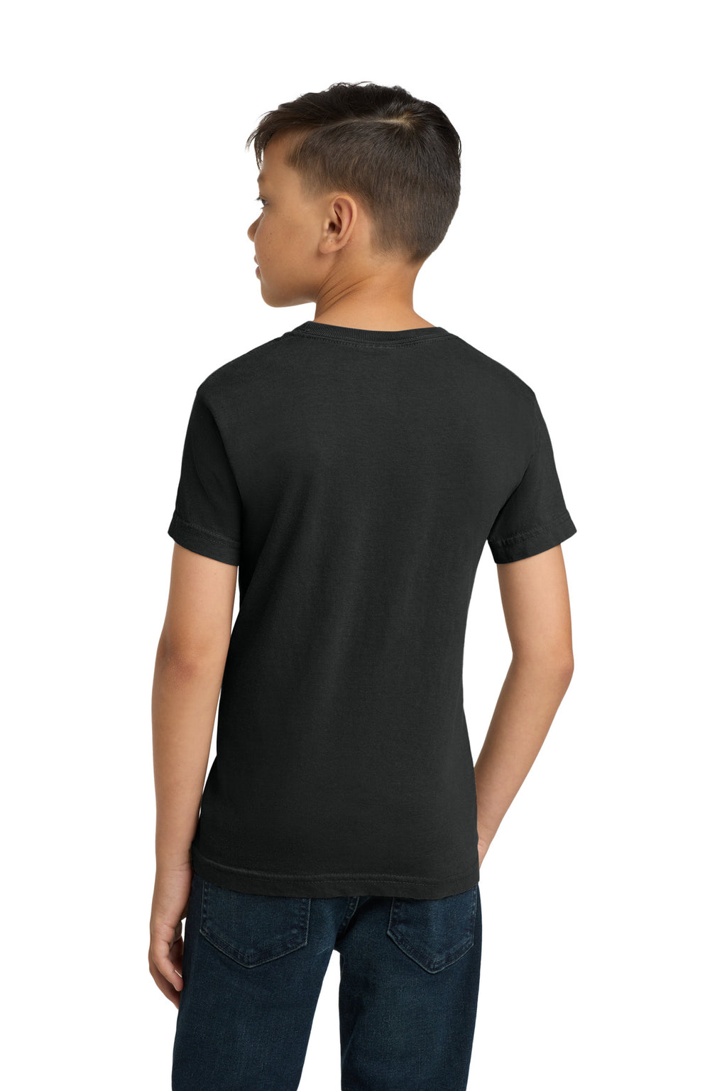 COMFORT COLORS Youth Heavyweight Ring Spun Tee. 9018 - Black - back