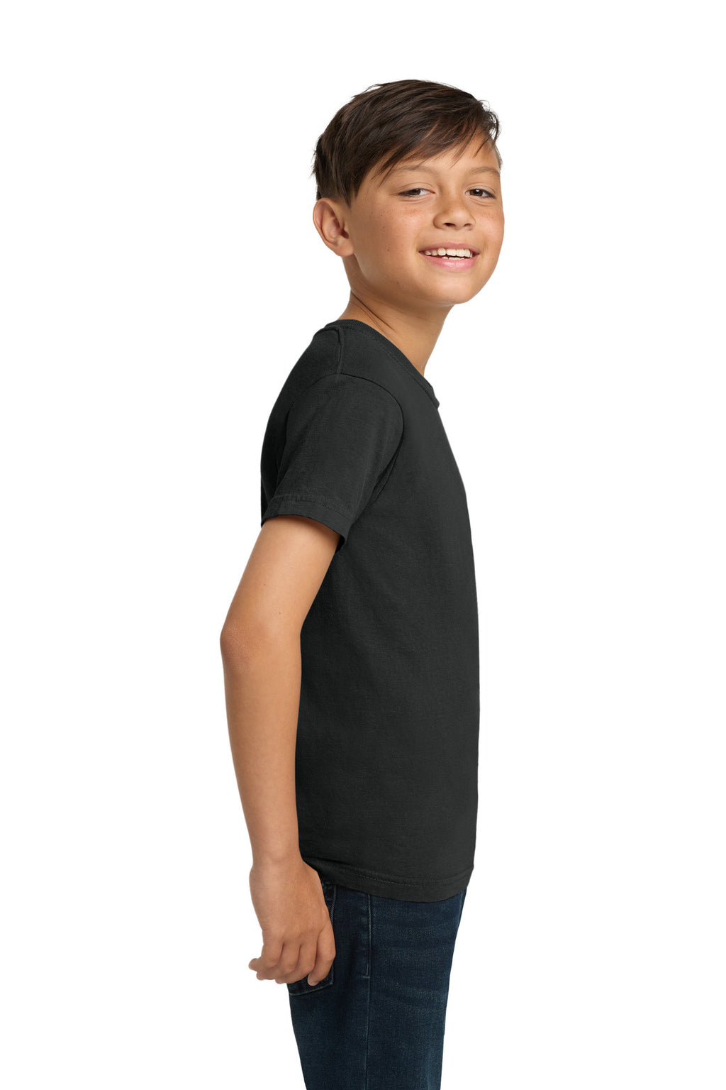 COMFORT COLORS Youth Heavyweight Ring Spun Tee. 9018 - Black - side