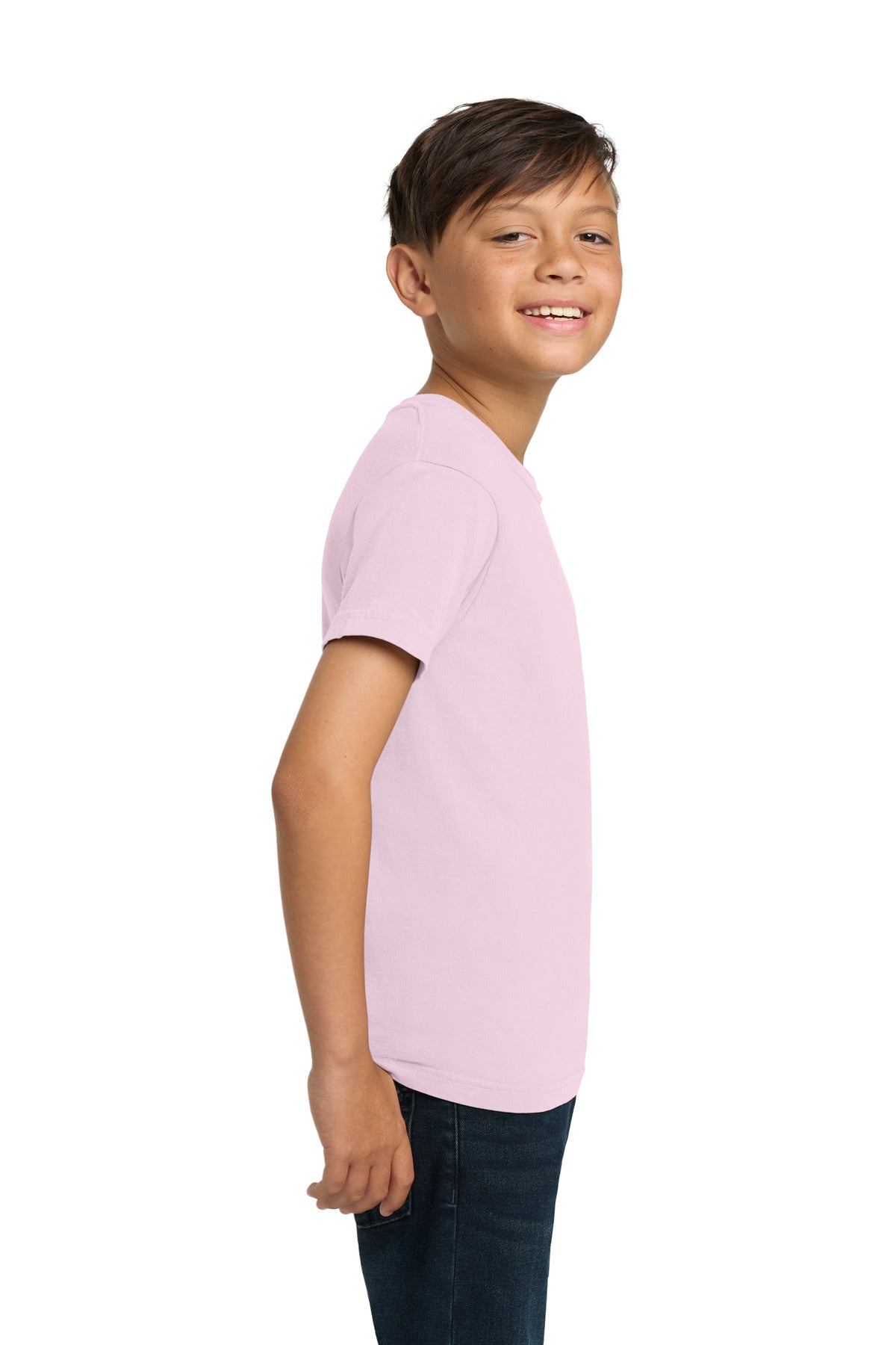 COMFORT COLORS Youth Heavyweight Ring Spun Tee. 9018 - Blossom - side