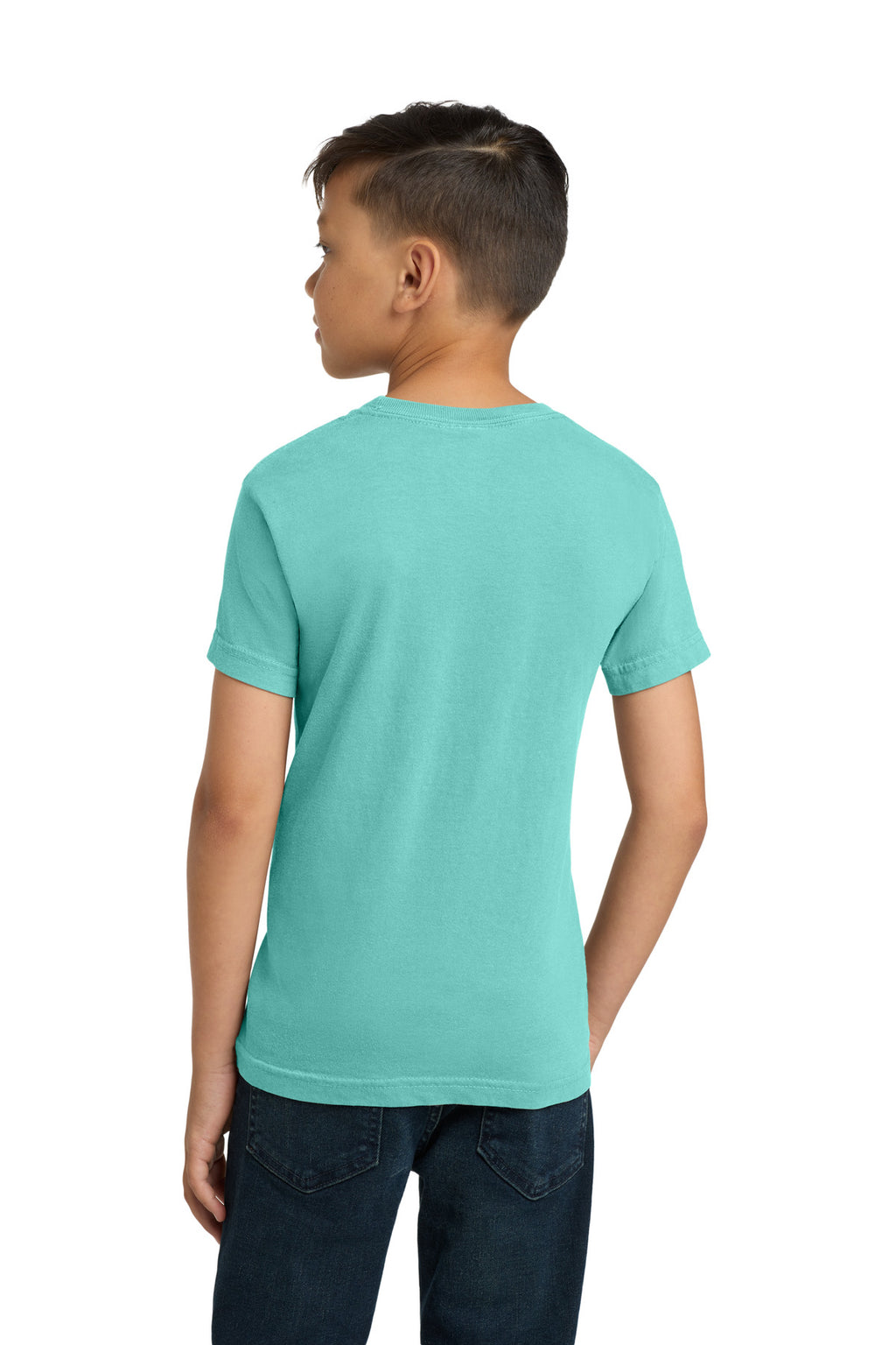 COMFORT COLORS Youth Heavyweight Ring Spun Tee. 9018 - Chalky Mint - back
