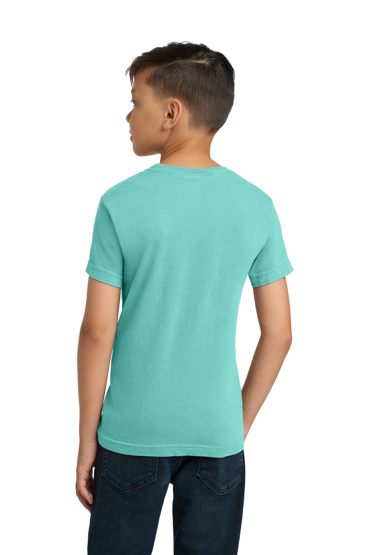 COMFORT COLORS Youth Heavyweight Ring Spun Tee. 9018 - Chalky Mint - back