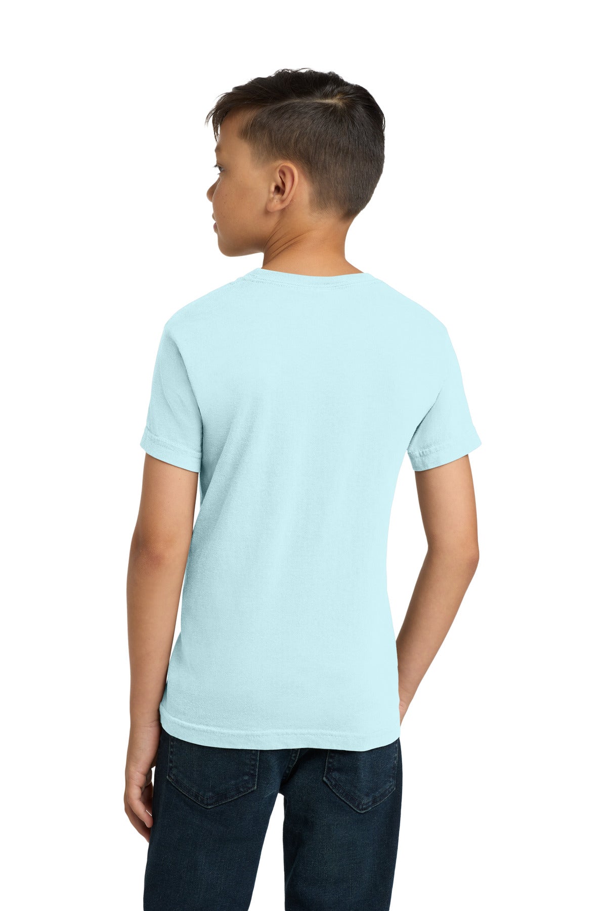 COMFORT COLORS Youth Heavyweight Ring Spun Tee. 9018 - Chambray - back