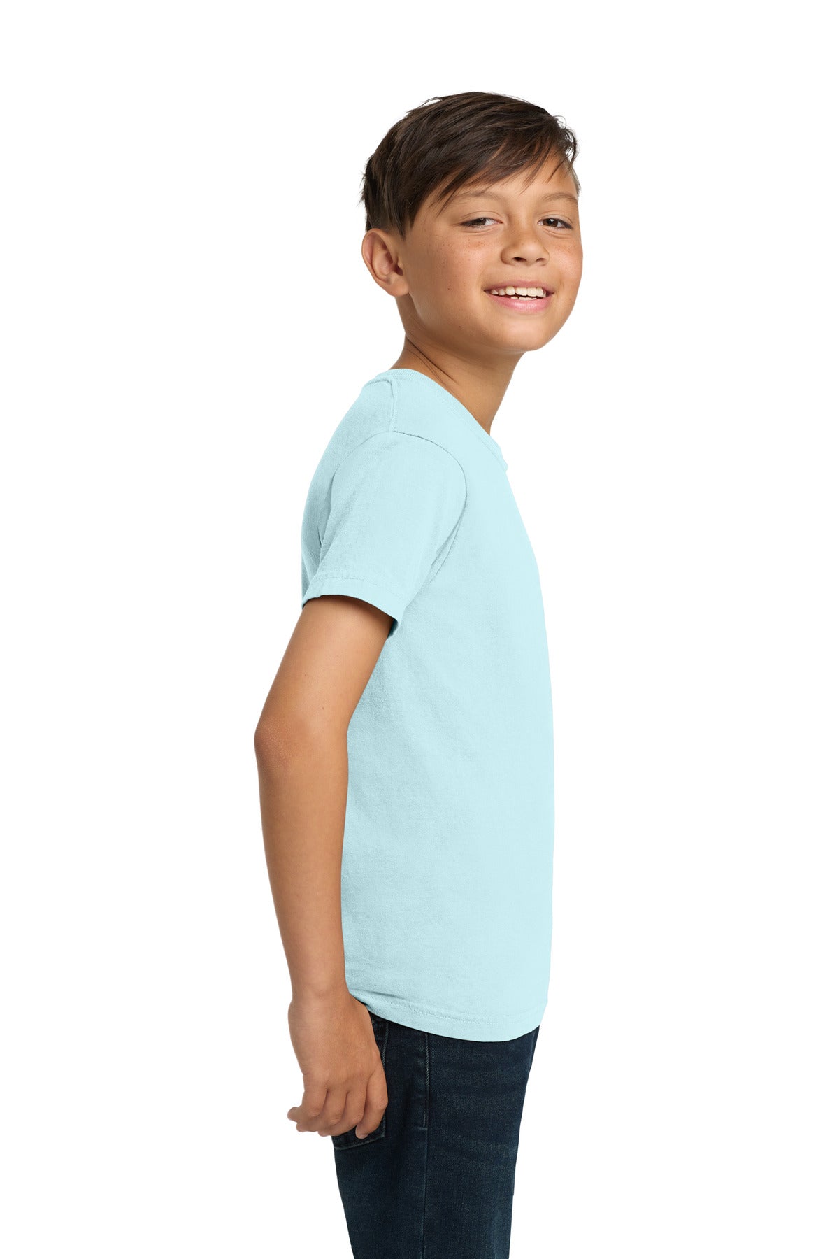 COMFORT COLORS Youth Heavyweight Ring Spun Tee. 9018 - Chambray - side