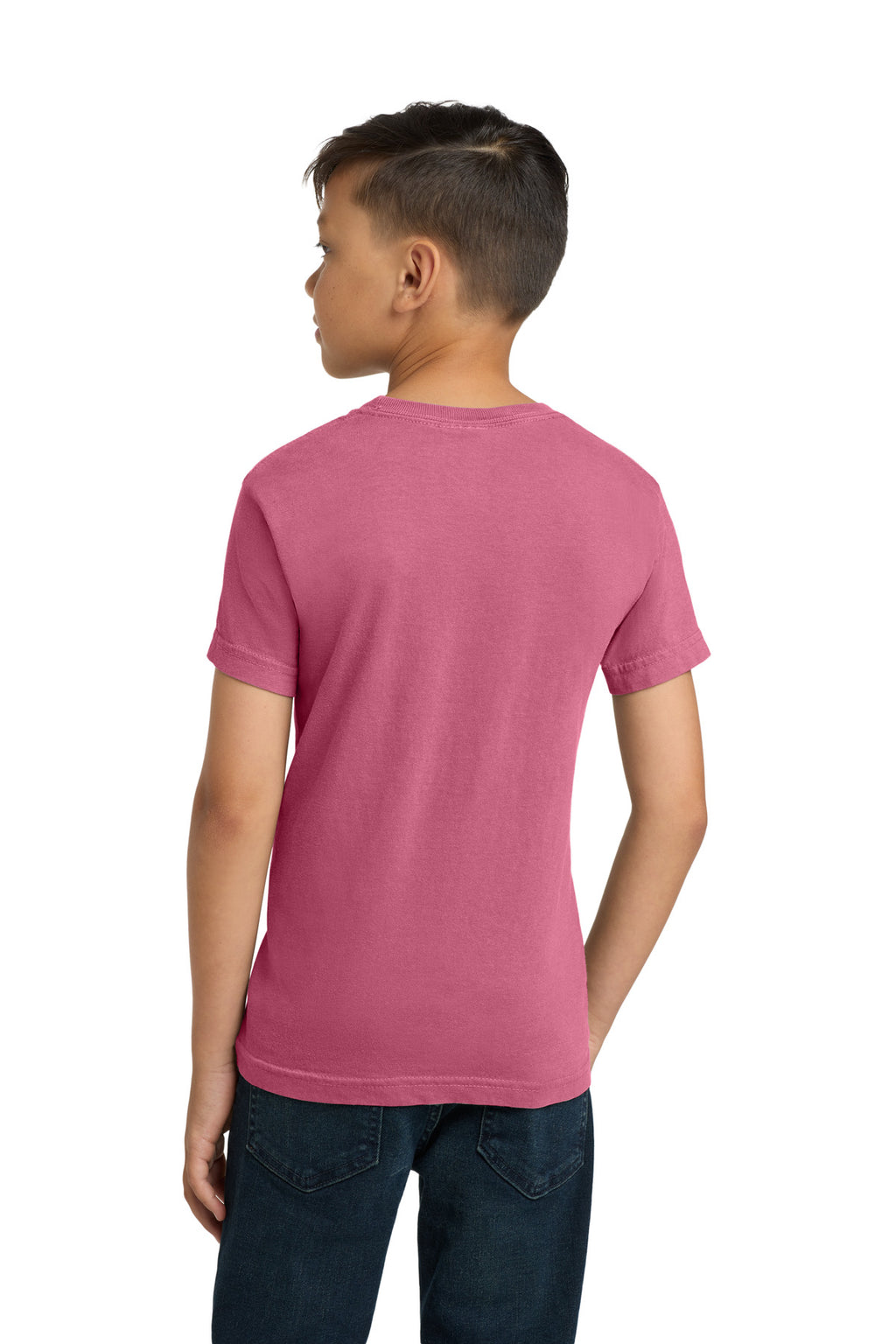 COMFORT COLORS Youth Heavyweight Ring Spun Tee. 9018 - Crunchberry - back