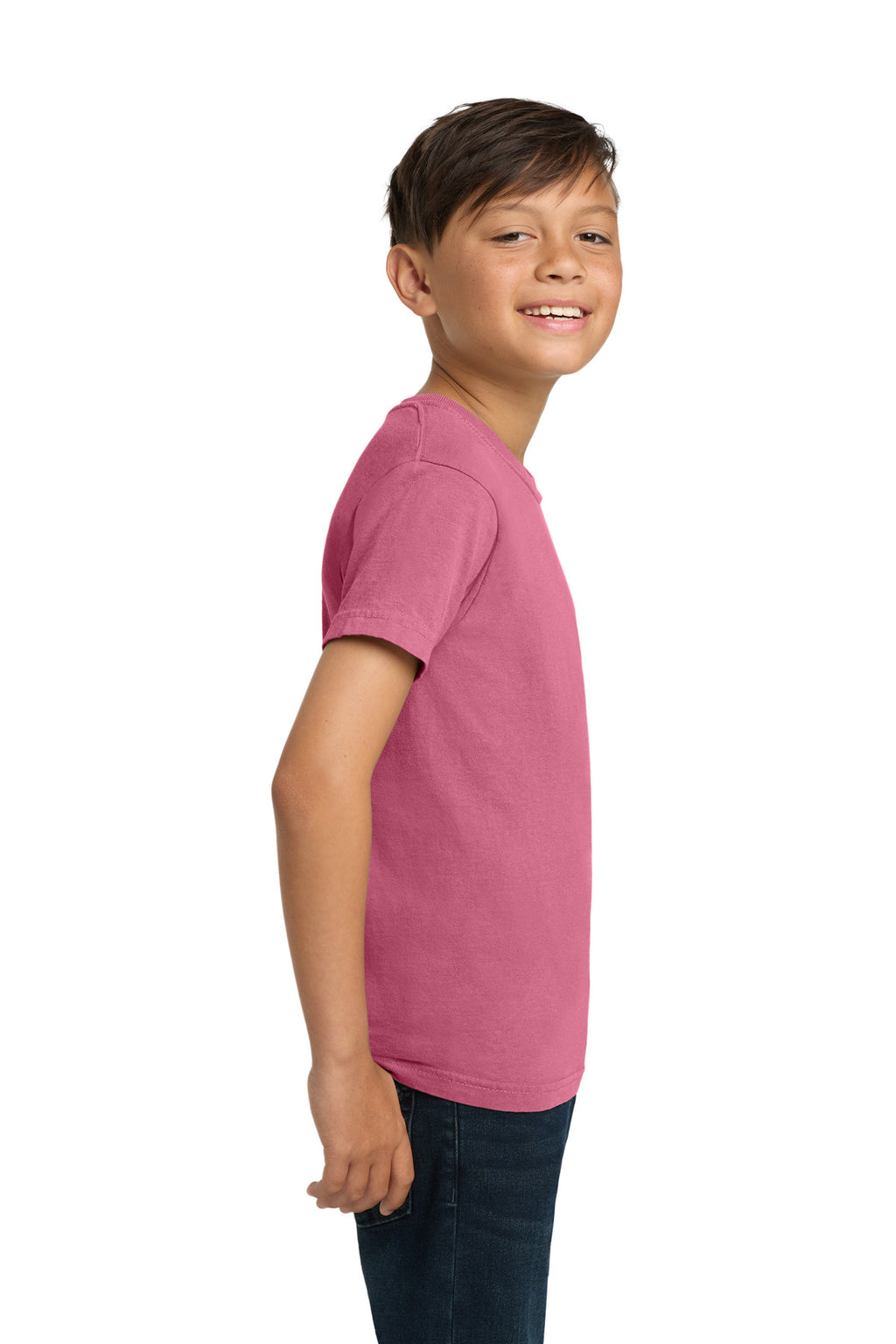 COMFORT COLORS Youth Heavyweight Ring Spun Tee. 9018 - Crunchberry - side