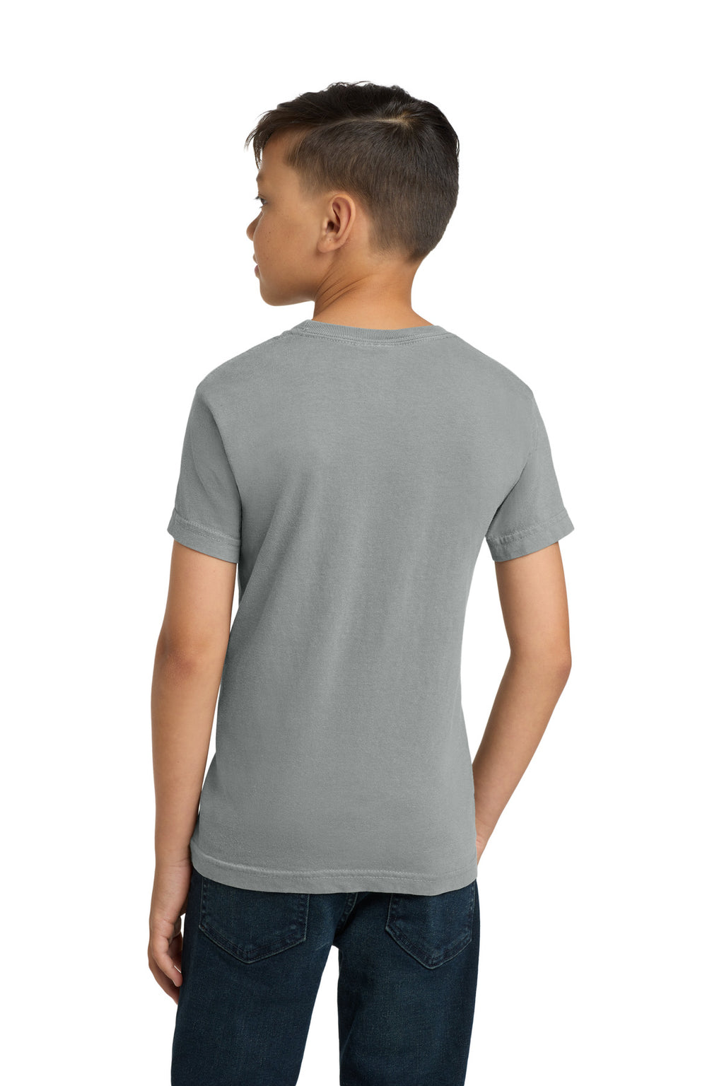 COMFORT COLORS Youth Heavyweight Ring Spun Tee. 9018 - Granite - back