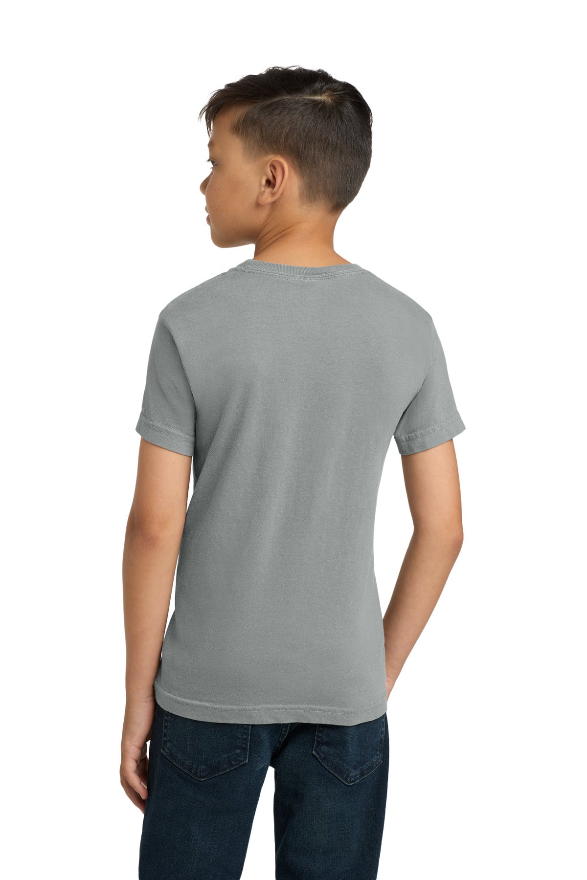 COMFORT COLORS Youth Heavyweight Ring Spun Tee. 9018 - Granite - back