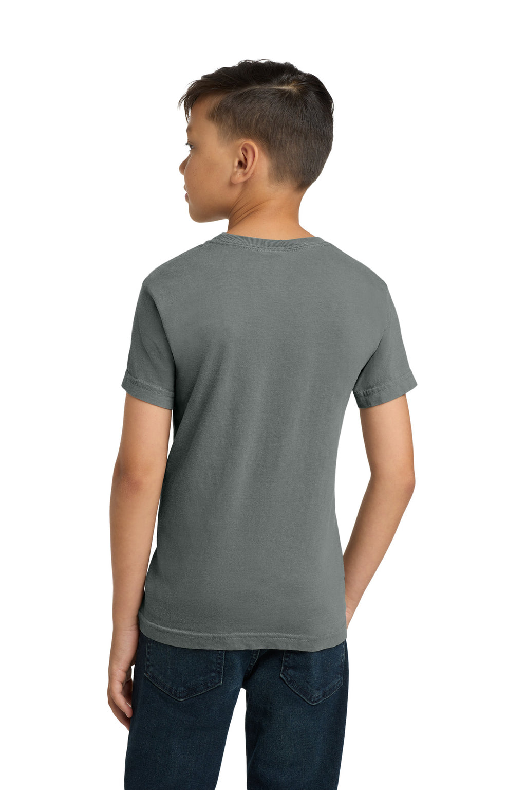 COMFORT COLORS Youth Heavyweight Ring Spun Tee. 9018 - Grey - back