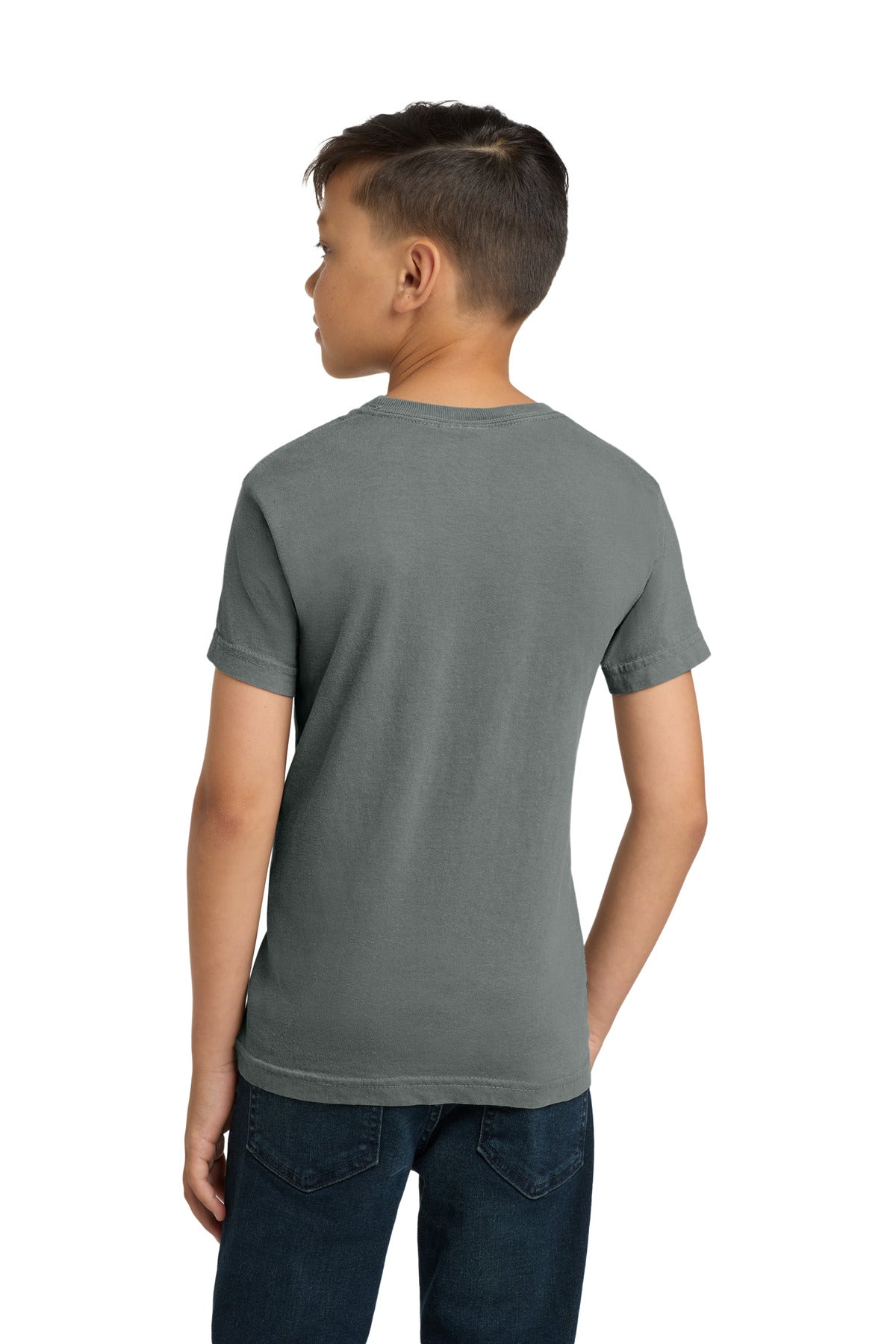 COMFORT COLORS Youth Heavyweight Ring Spun Tee. 9018 - Grey - back