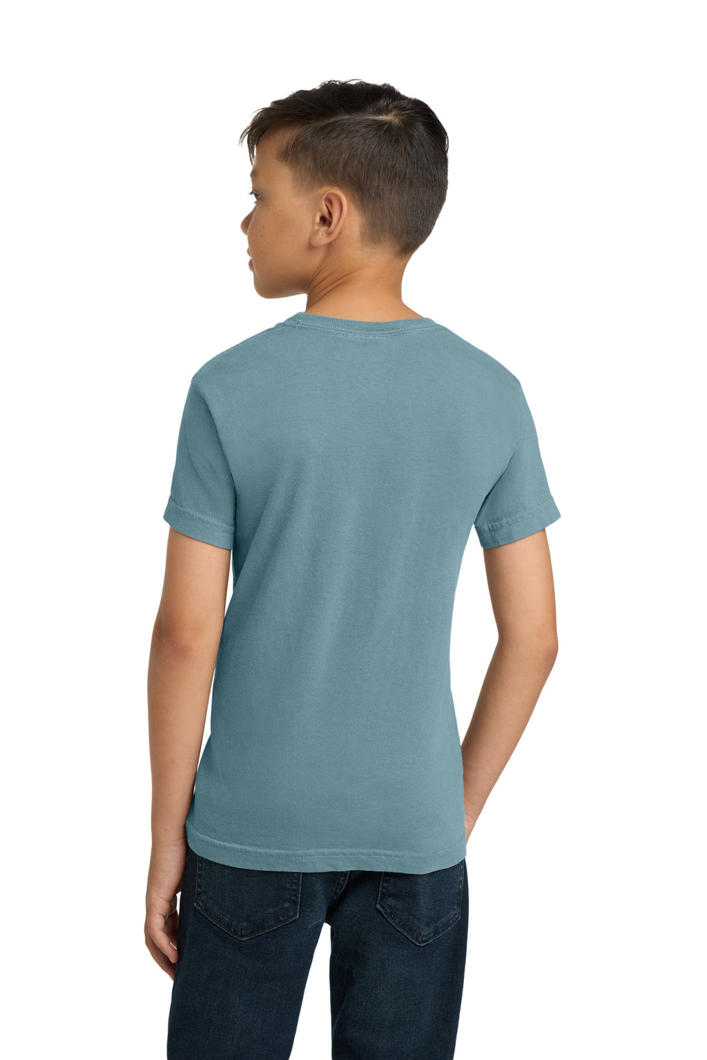 COMFORT COLORS Youth Heavyweight Ring Spun Tee. 9018 - Ice Blue - back