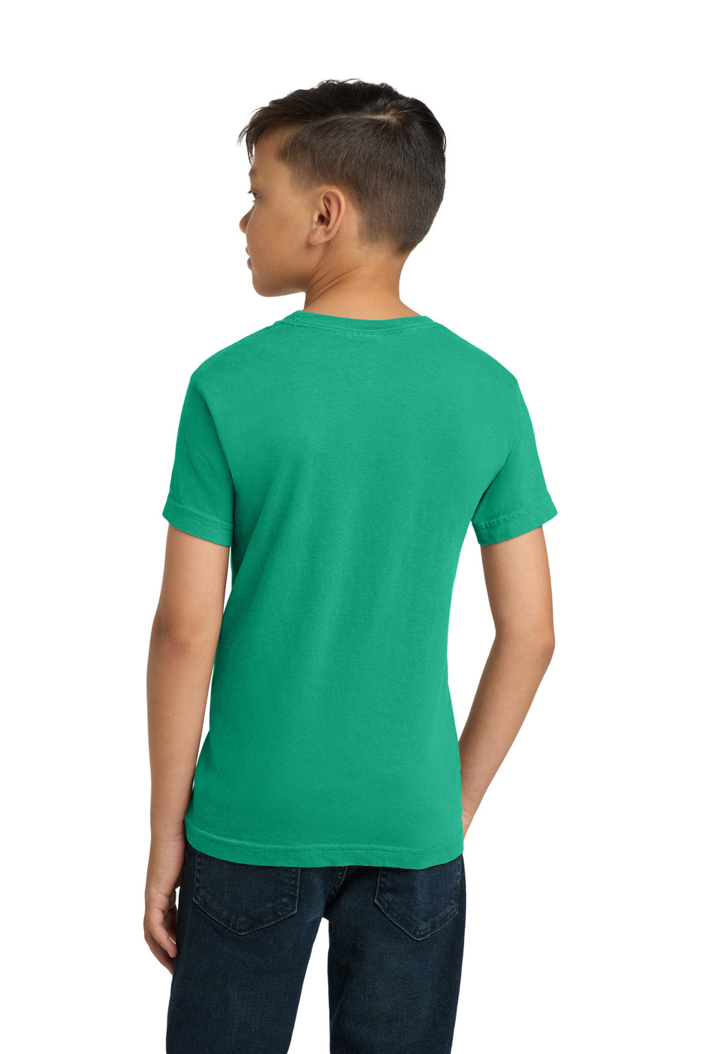 COMFORT COLORS Youth Heavyweight Ring Spun Tee. 9018 - Island Green - back