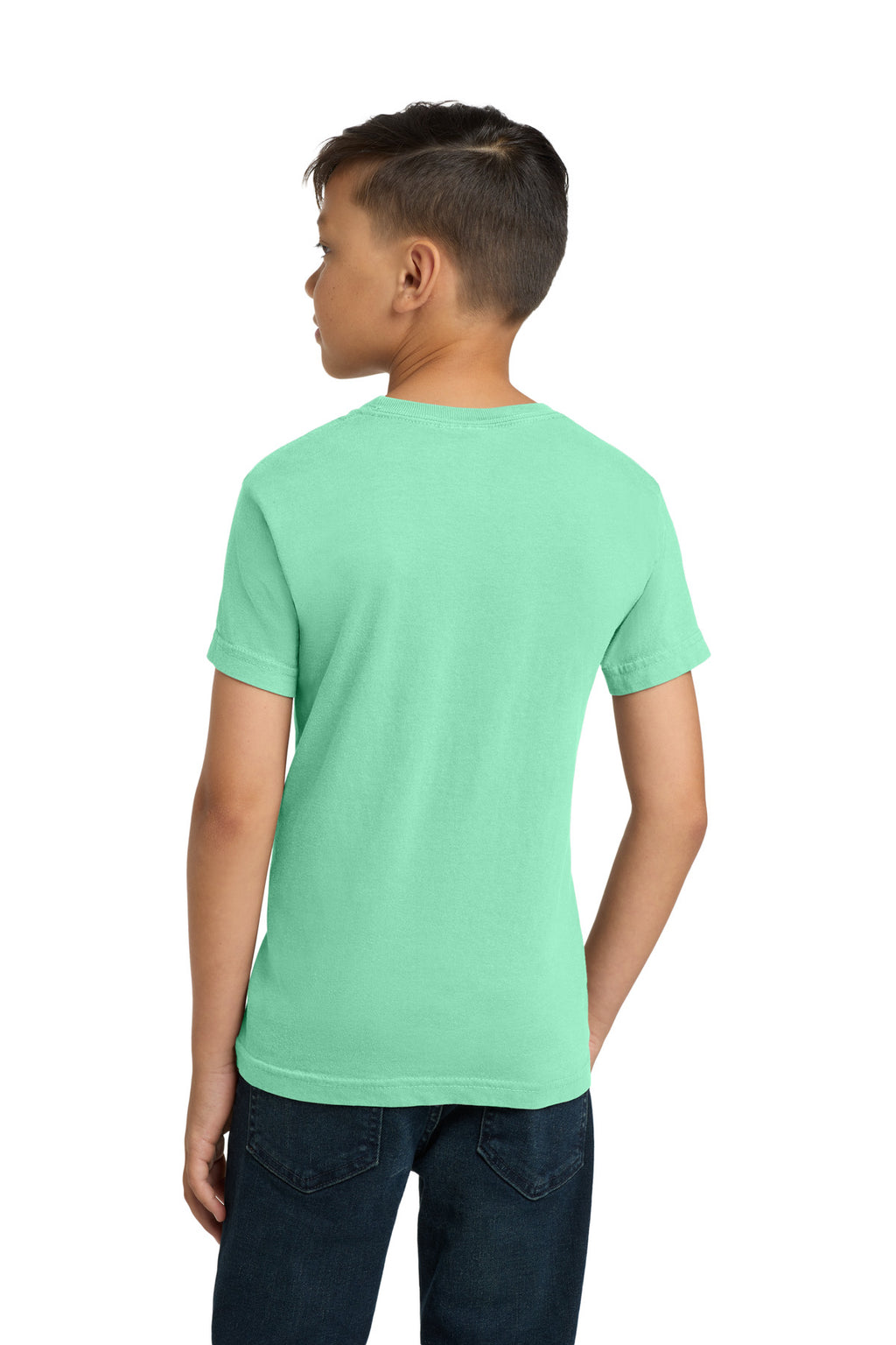 COMFORT COLORS Youth Heavyweight Ring Spun Tee. 9018 - Island Reef - back