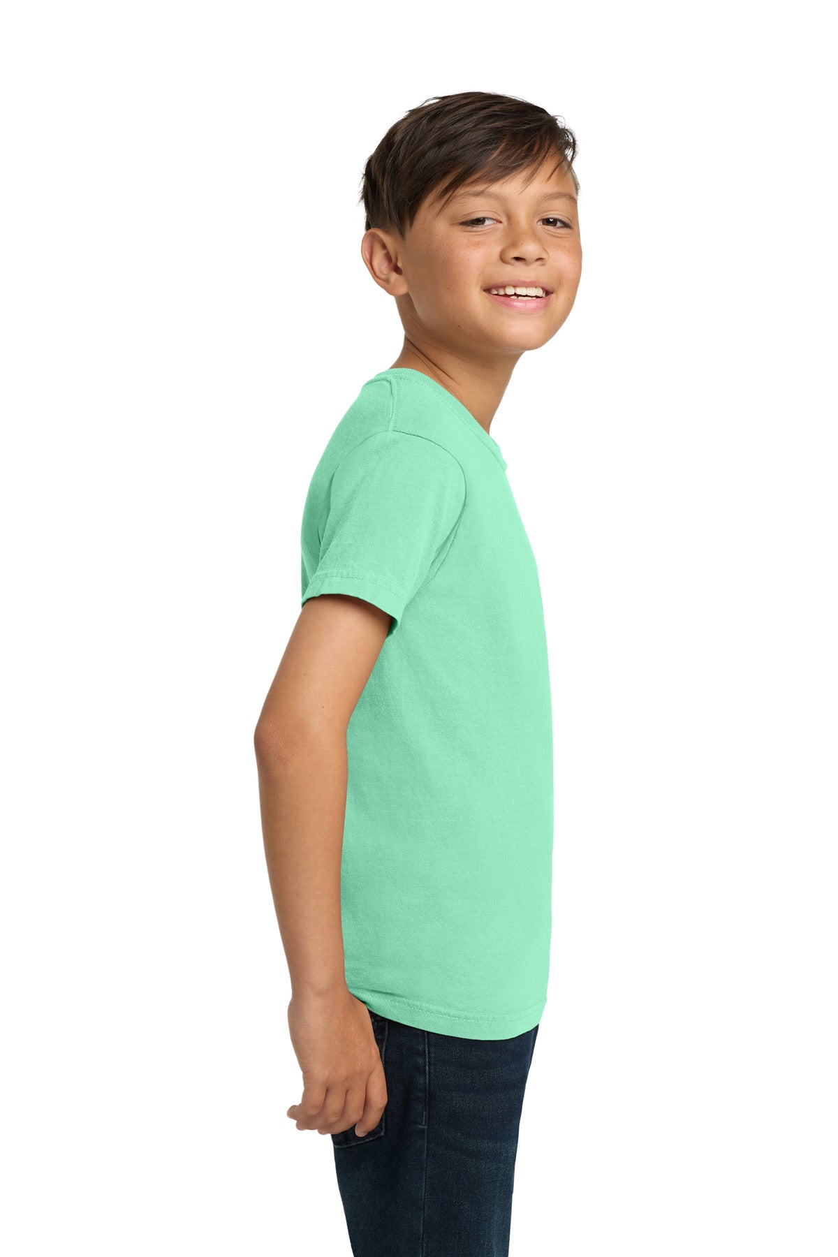 COMFORT COLORS Youth Heavyweight Ring Spun Tee. 9018 - Island Reef - side