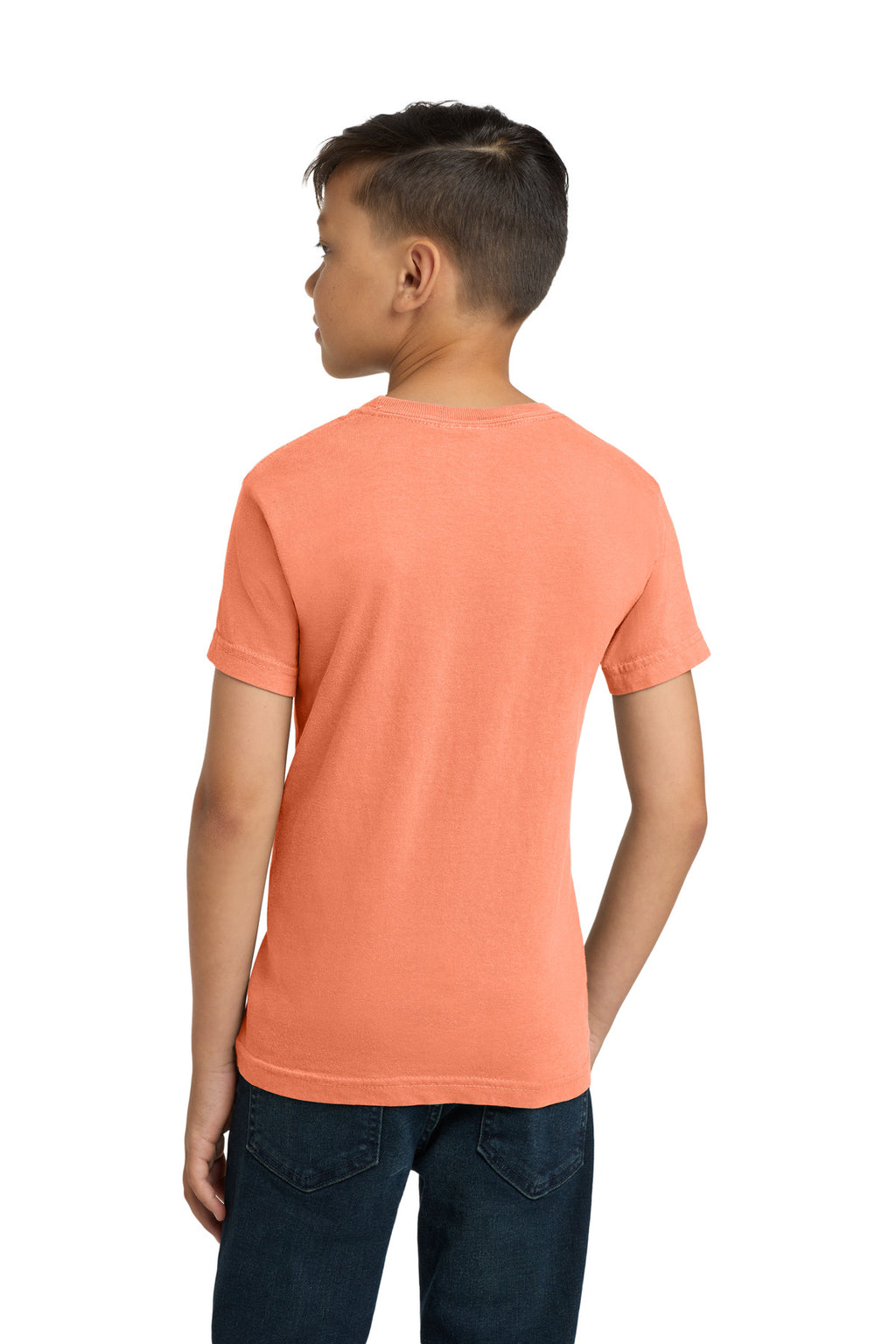 COMFORT COLORS Youth Heavyweight Ring Spun Tee. 9018 - Melon - back