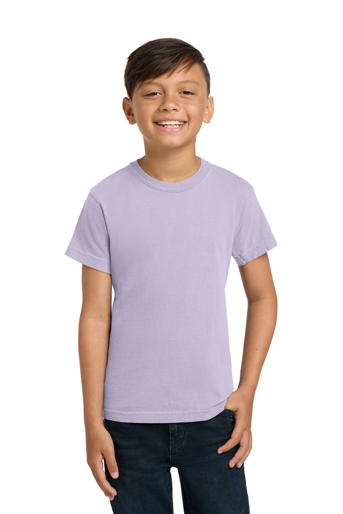COMFORT COLORS Youth Heavyweight Ring Spun Tee. 9018 - Orchid - front