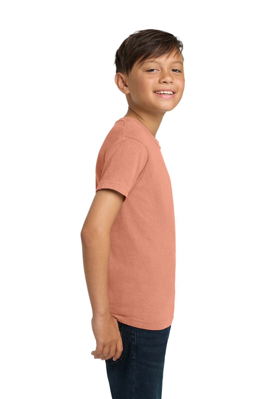 COMFORT COLORS Youth Heavyweight Ring Spun Tee. 9018 - Terracotta - side