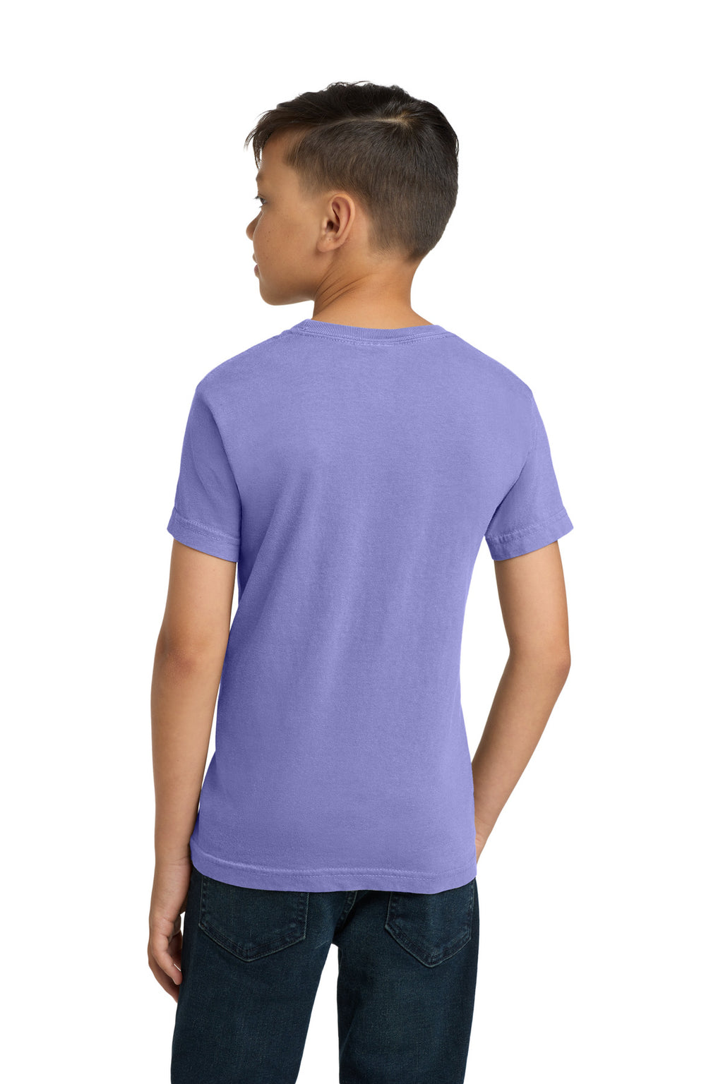 COMFORT COLORS Youth Heavyweight Ring Spun Tee. 9018 - Violet - back