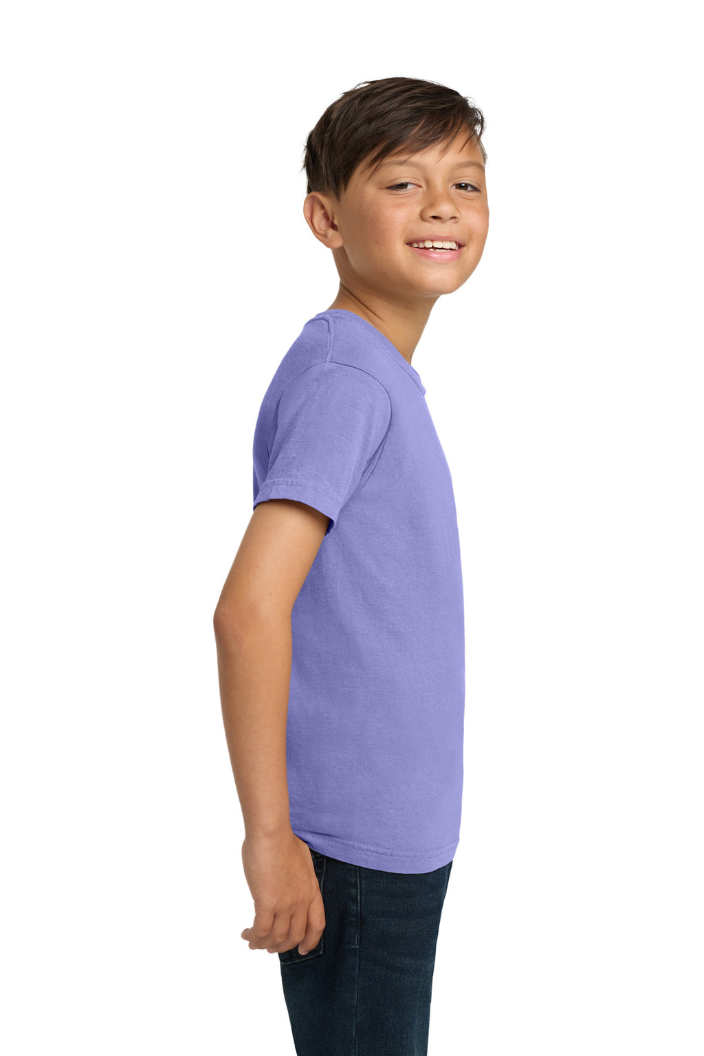 COMFORT COLORS Youth Heavyweight Ring Spun Tee. 9018 - Violet - side