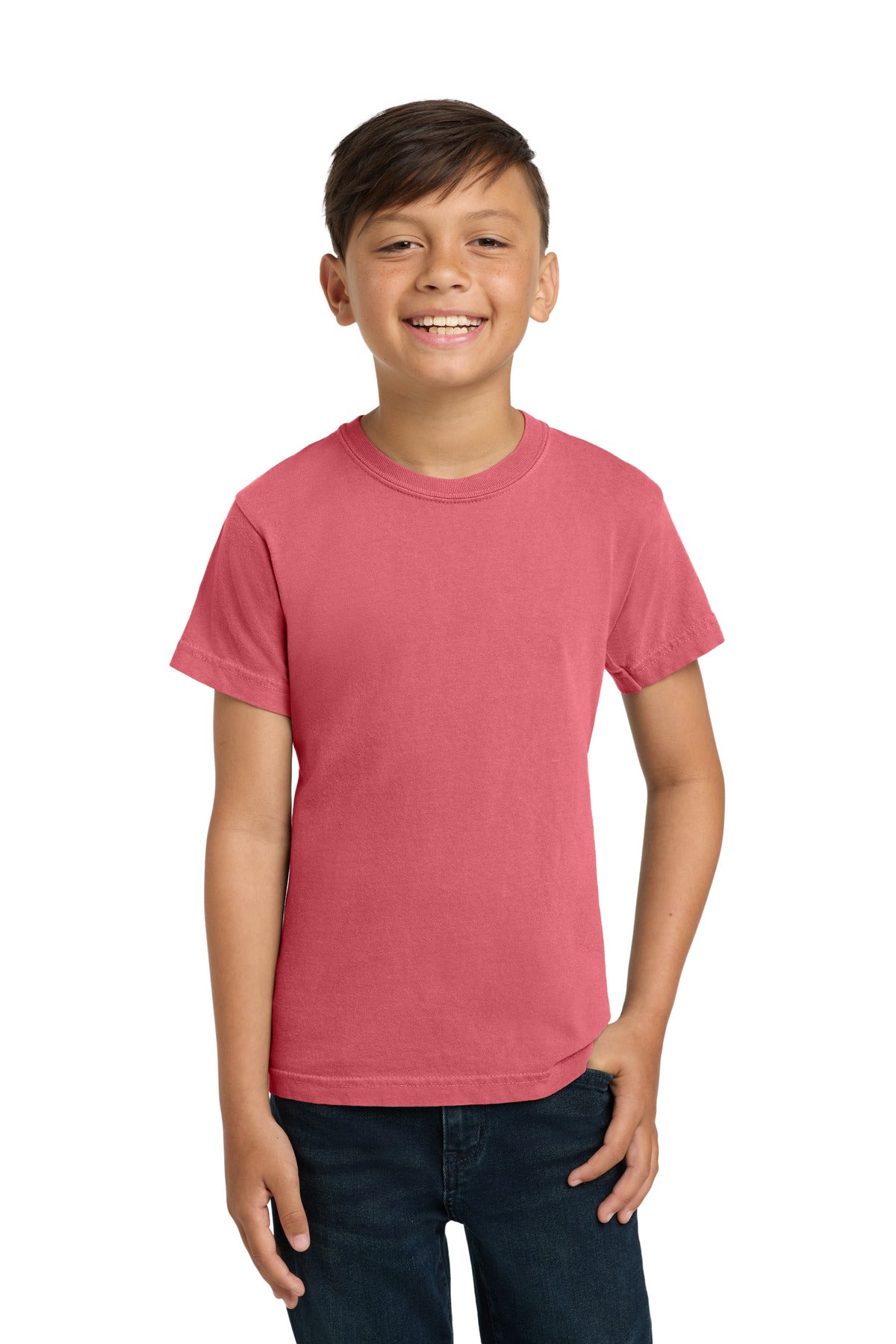 COMFORT COLORS Youth Heavyweight Ring Spun Tee. 9018 - Watermelon - front