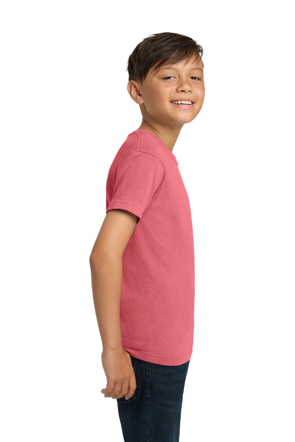 COMFORT COLORS Youth Heavyweight Ring Spun Tee. 9018 - Watermelon - side