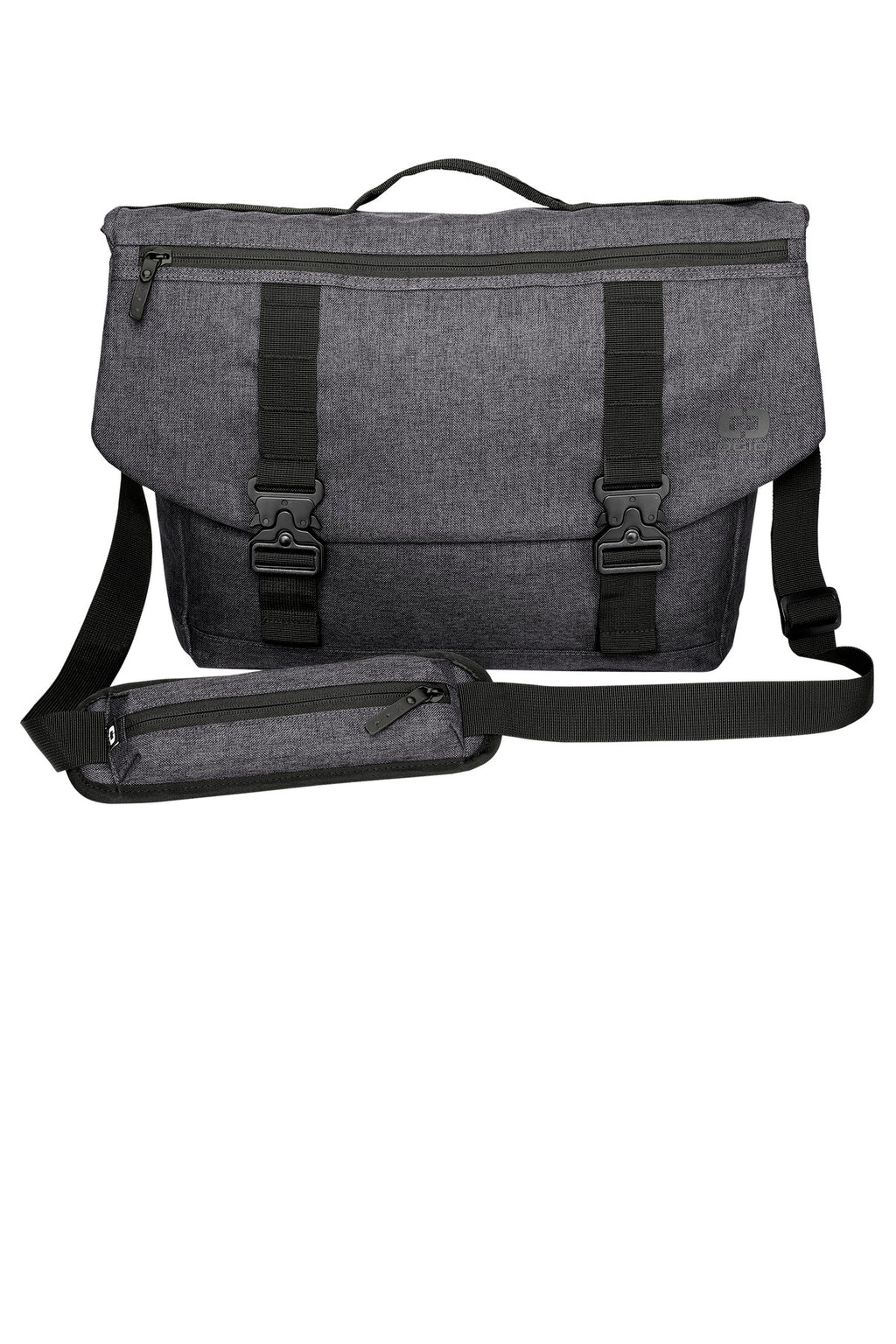 OGIO Command Messenger 93000 - Tarmac Grey Heather - front