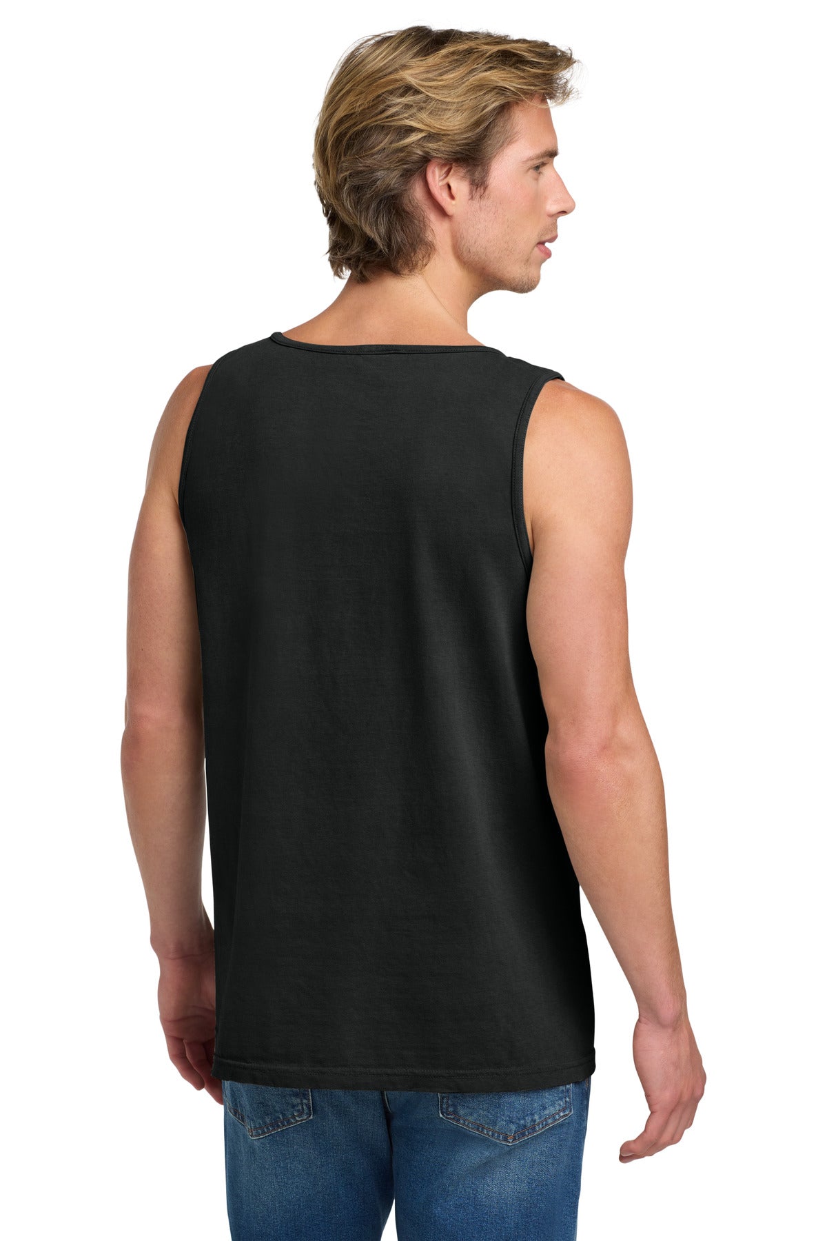 COMFORT COLORS Heavyweight Ring Spun Tank Top. 9360 - Black - back