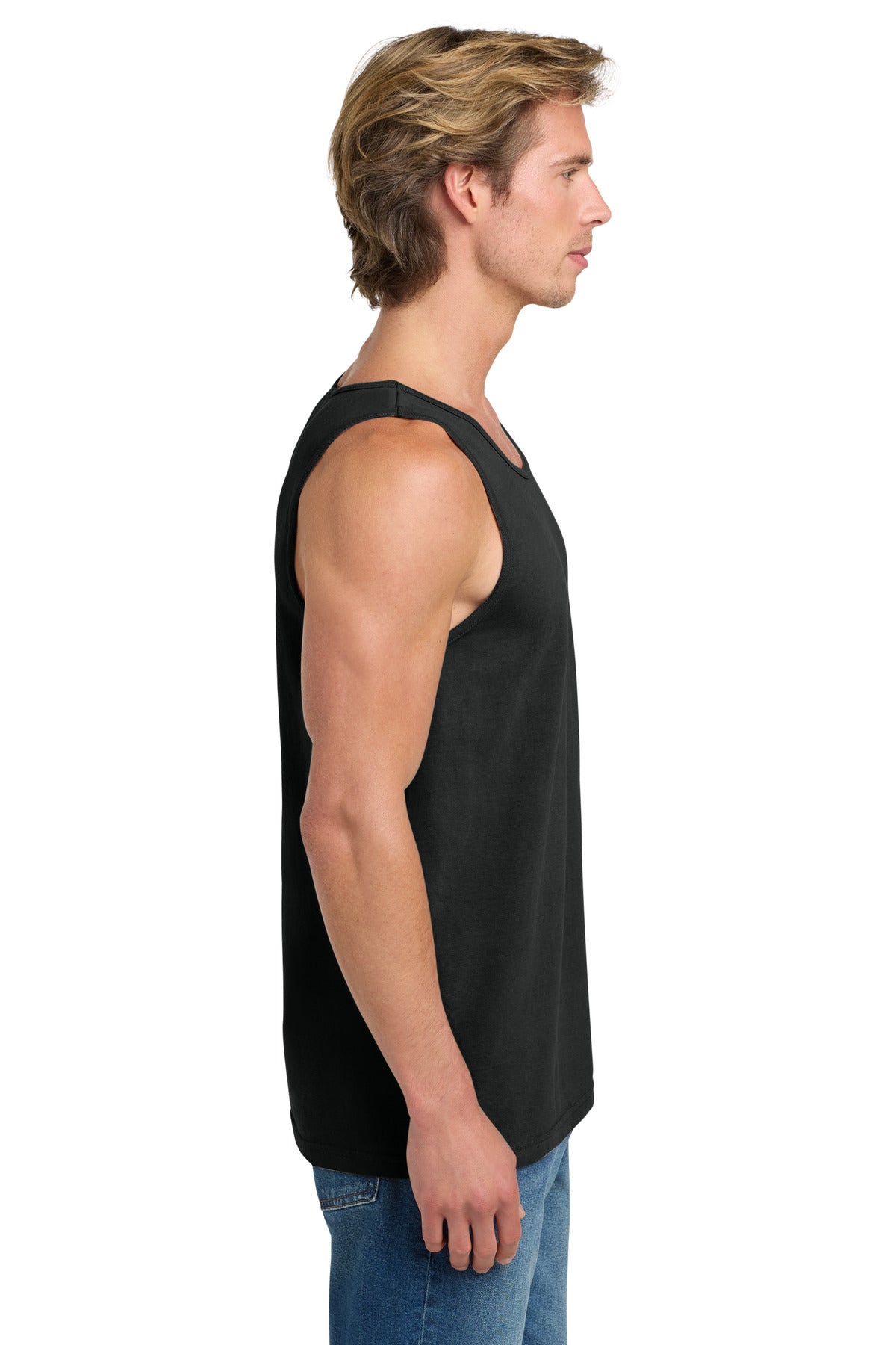 COMFORT COLORS Heavyweight Ring Spun Tank Top. 9360 - Black - side