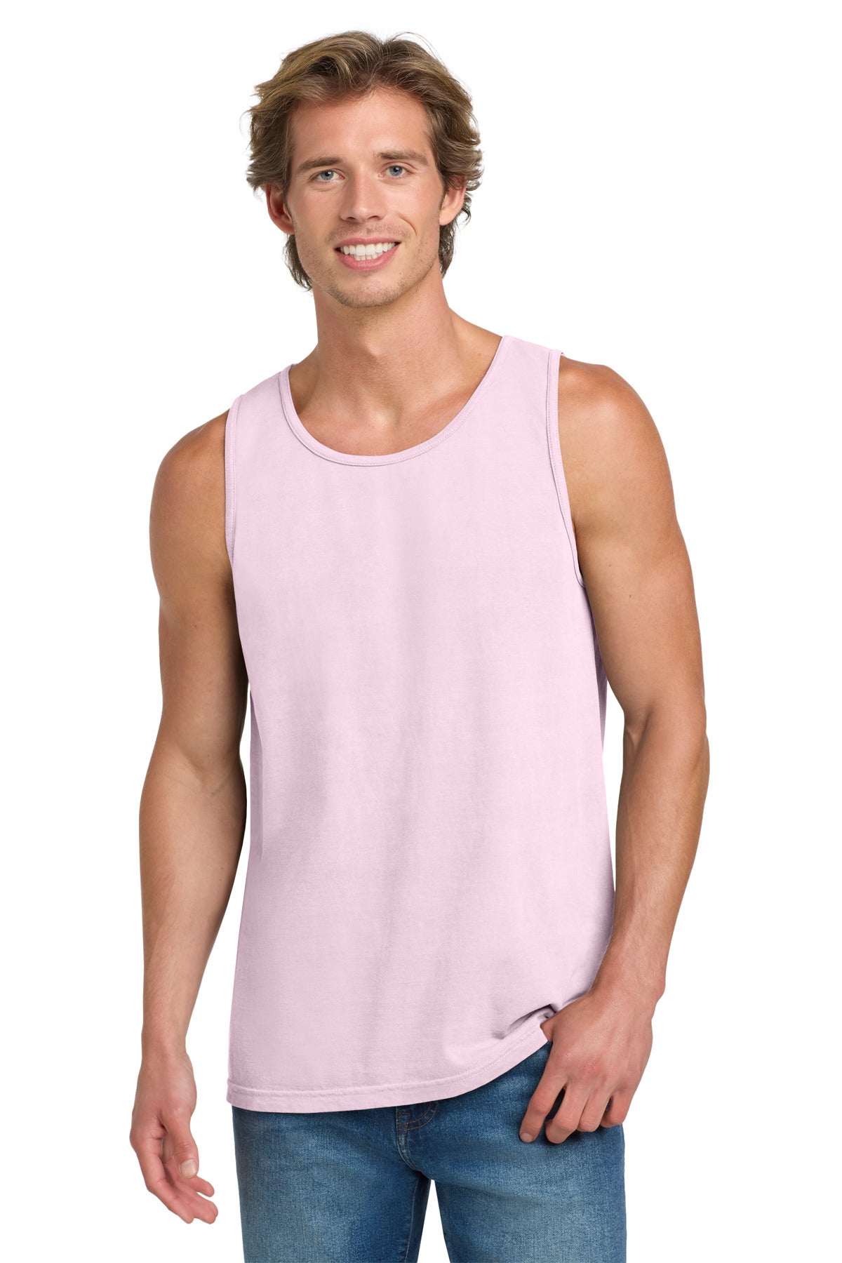COMFORT COLORS Heavyweight Ring Spun Tank Top. 9360 - Blossom - front