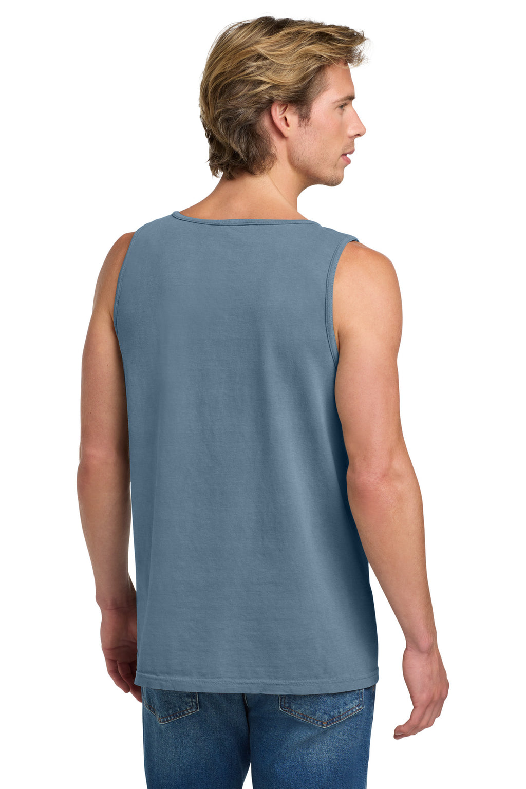 COMFORT COLORS Heavyweight Ring Spun Tank Top. 9360 - Blue Jean - back
