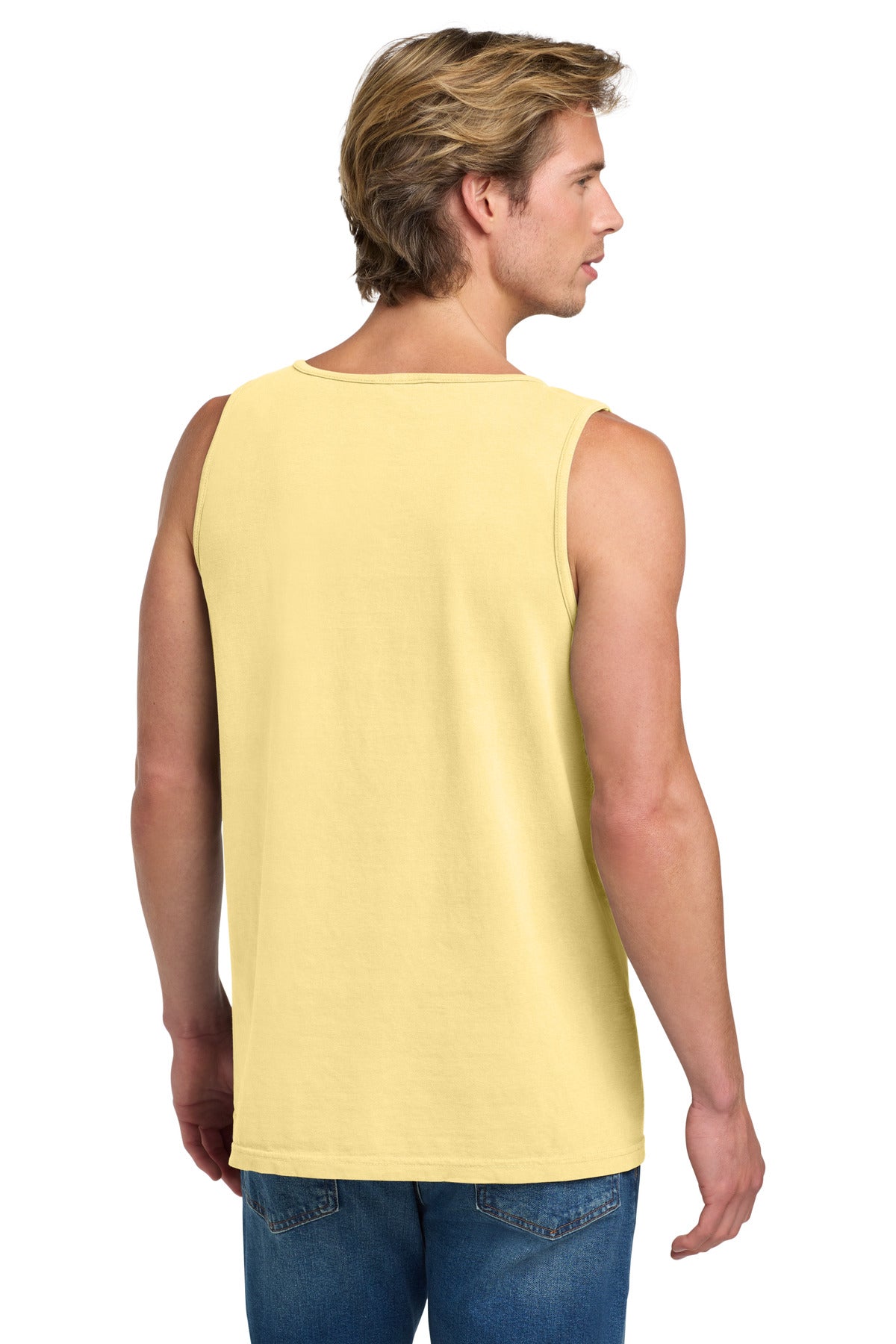COMFORT COLORS Heavyweight Ring Spun Tank Top. 9360 - Butter - back