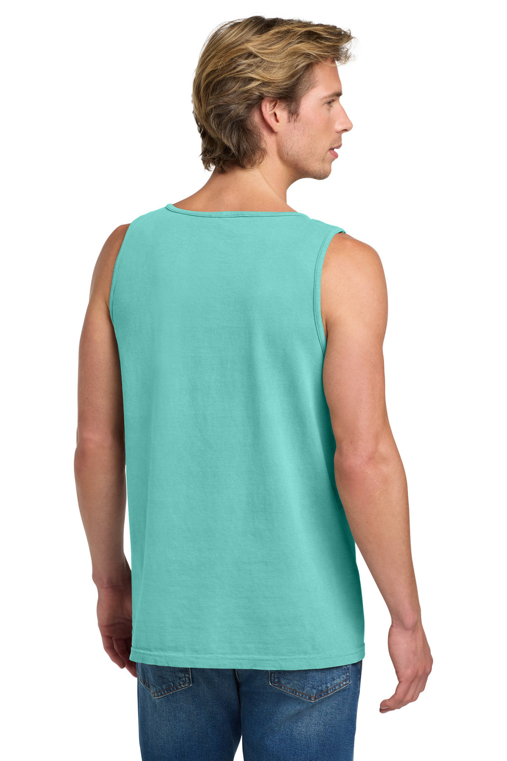 COMFORT COLORS Heavyweight Ring Spun Tank Top. 9360 - Chalky Mint - back