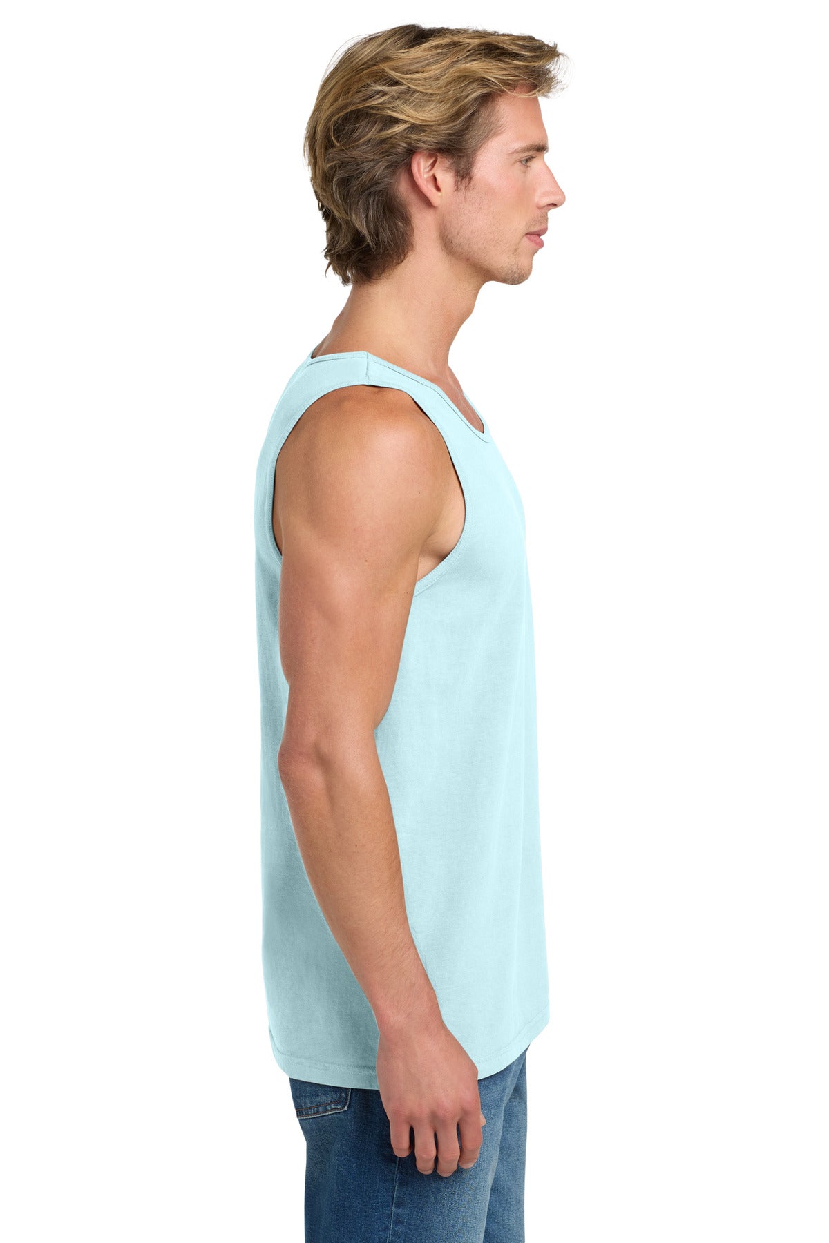 COMFORT COLORS Heavyweight Ring Spun Tank Top. 9360 - Chambray - side