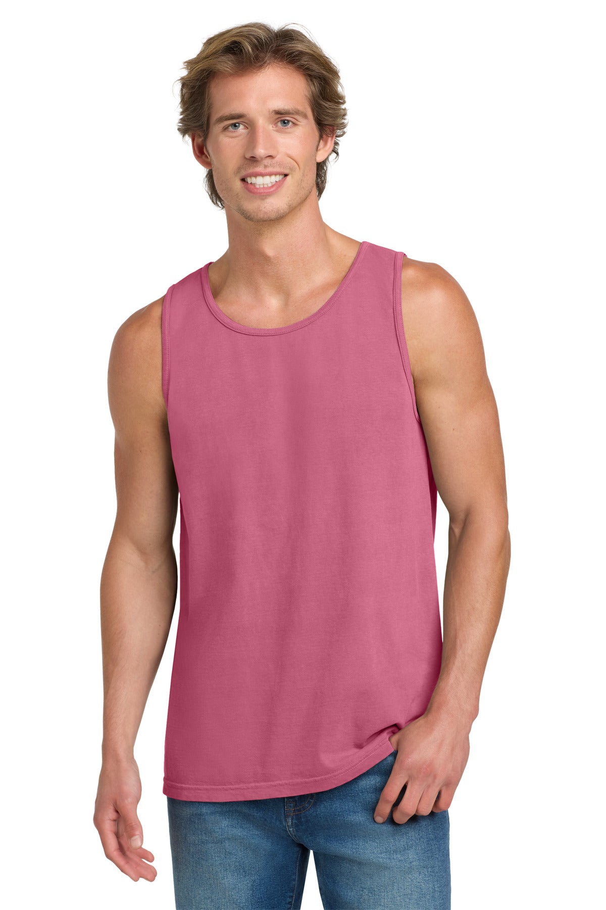 COMFORT COLORS Heavyweight Ring Spun Tank Top. 9360 - Crunchberry - front