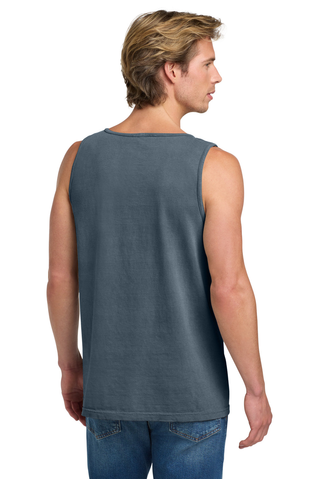 COMFORT COLORS Heavyweight Ring Spun Tank Top. 9360 - Denim - back