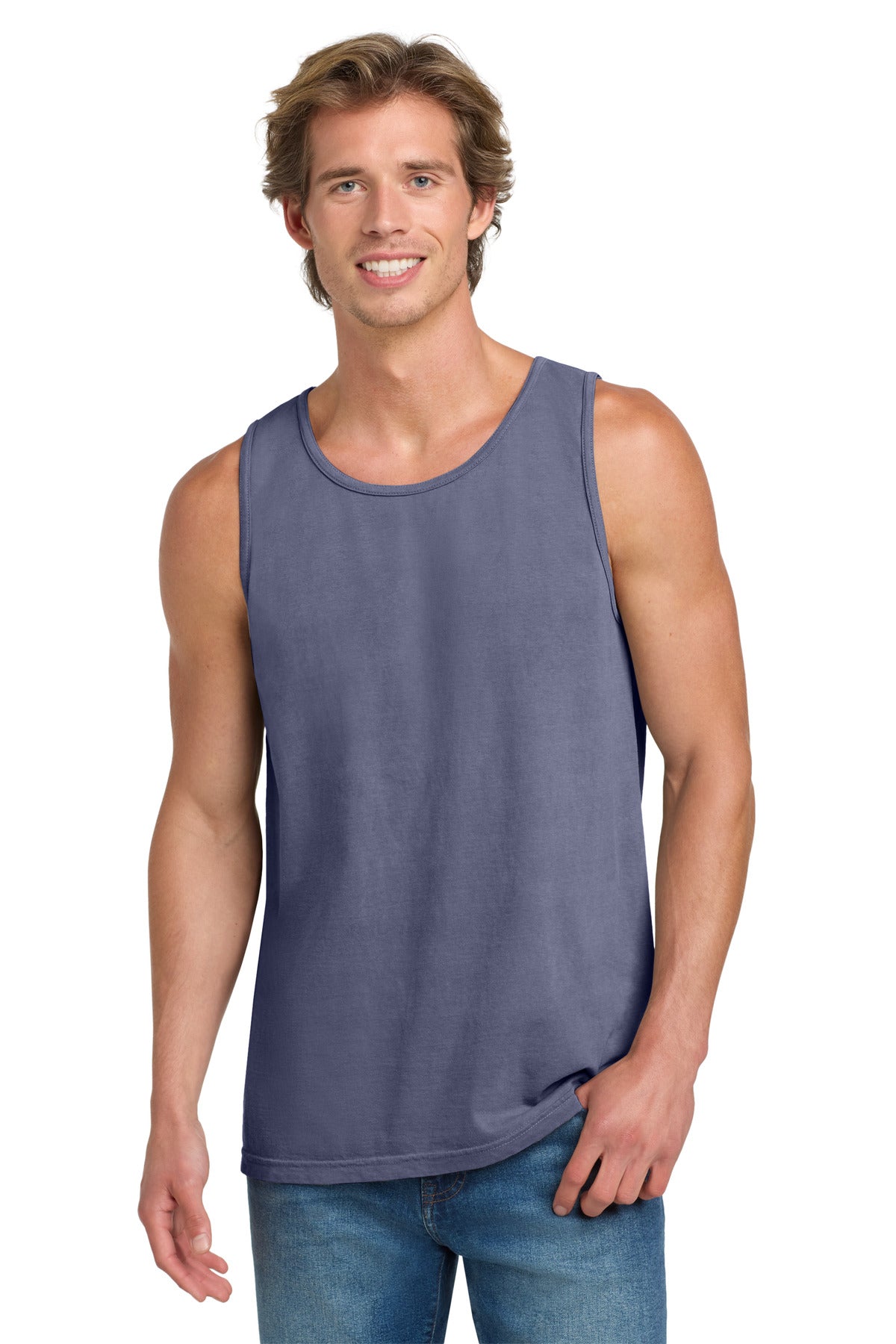 COMFORT COLORS Heavyweight Ring Spun Tank Top. 9360 - Grape - front