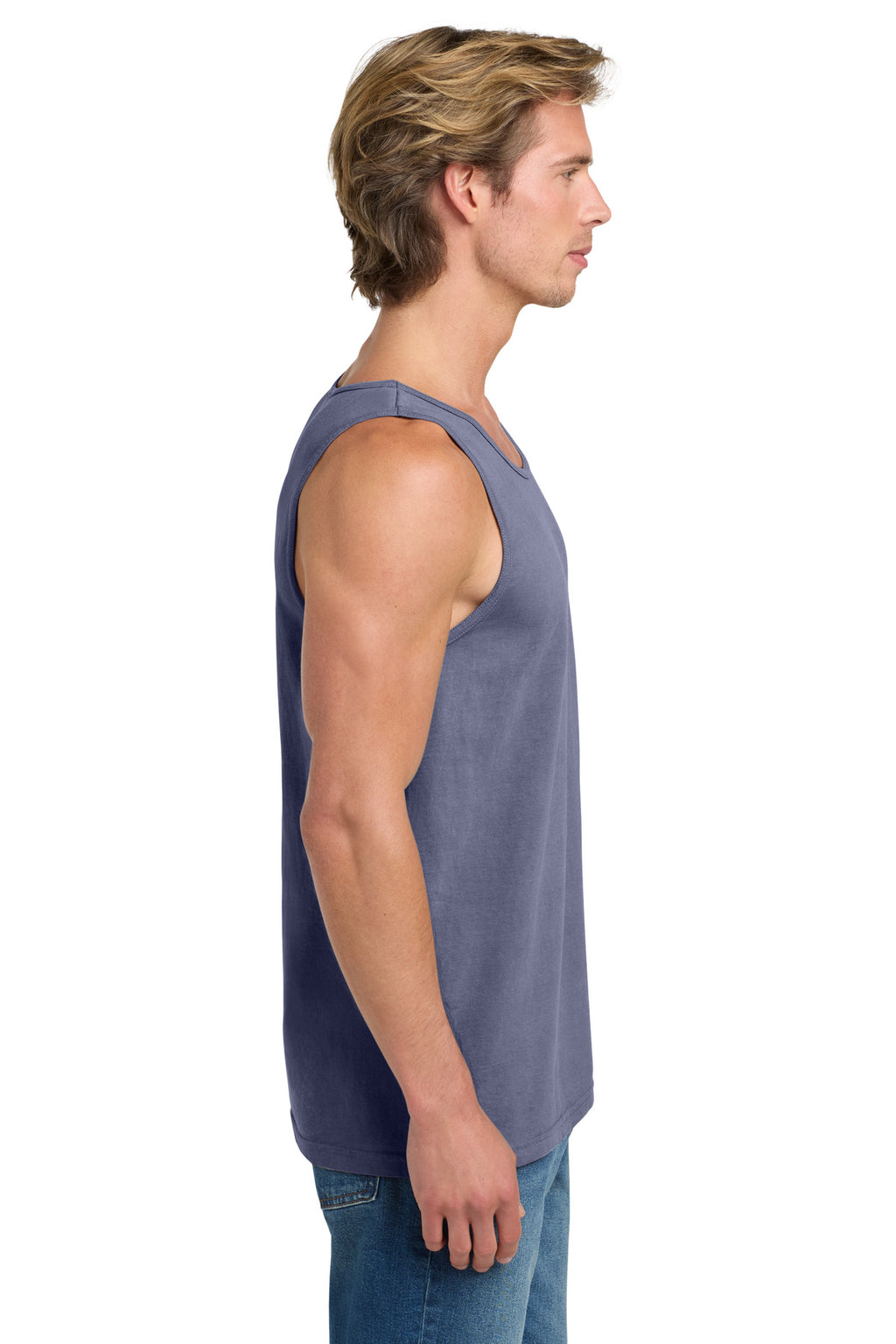 COMFORT COLORS Heavyweight Ring Spun Tank Top. 9360 - Grape - side