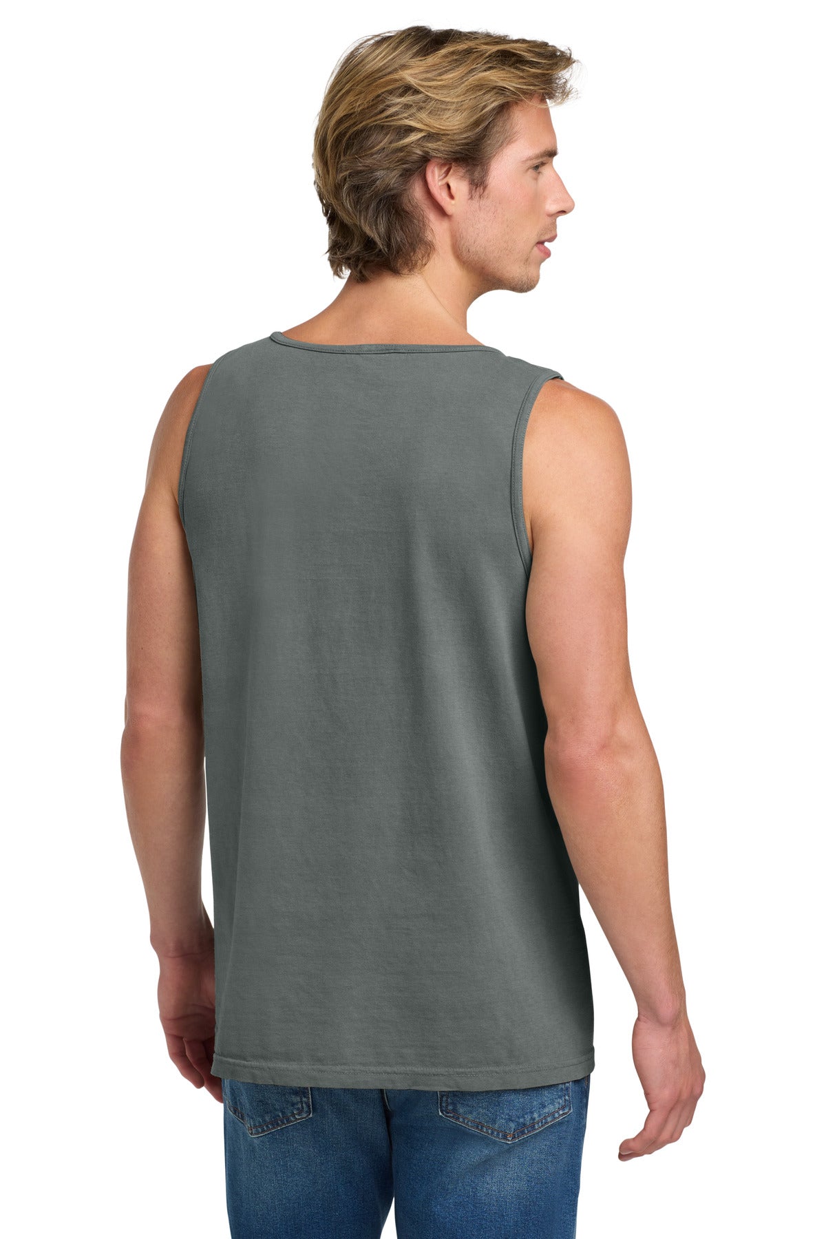 COMFORT COLORS Heavyweight Ring Spun Tank Top. 9360 - Grey - back