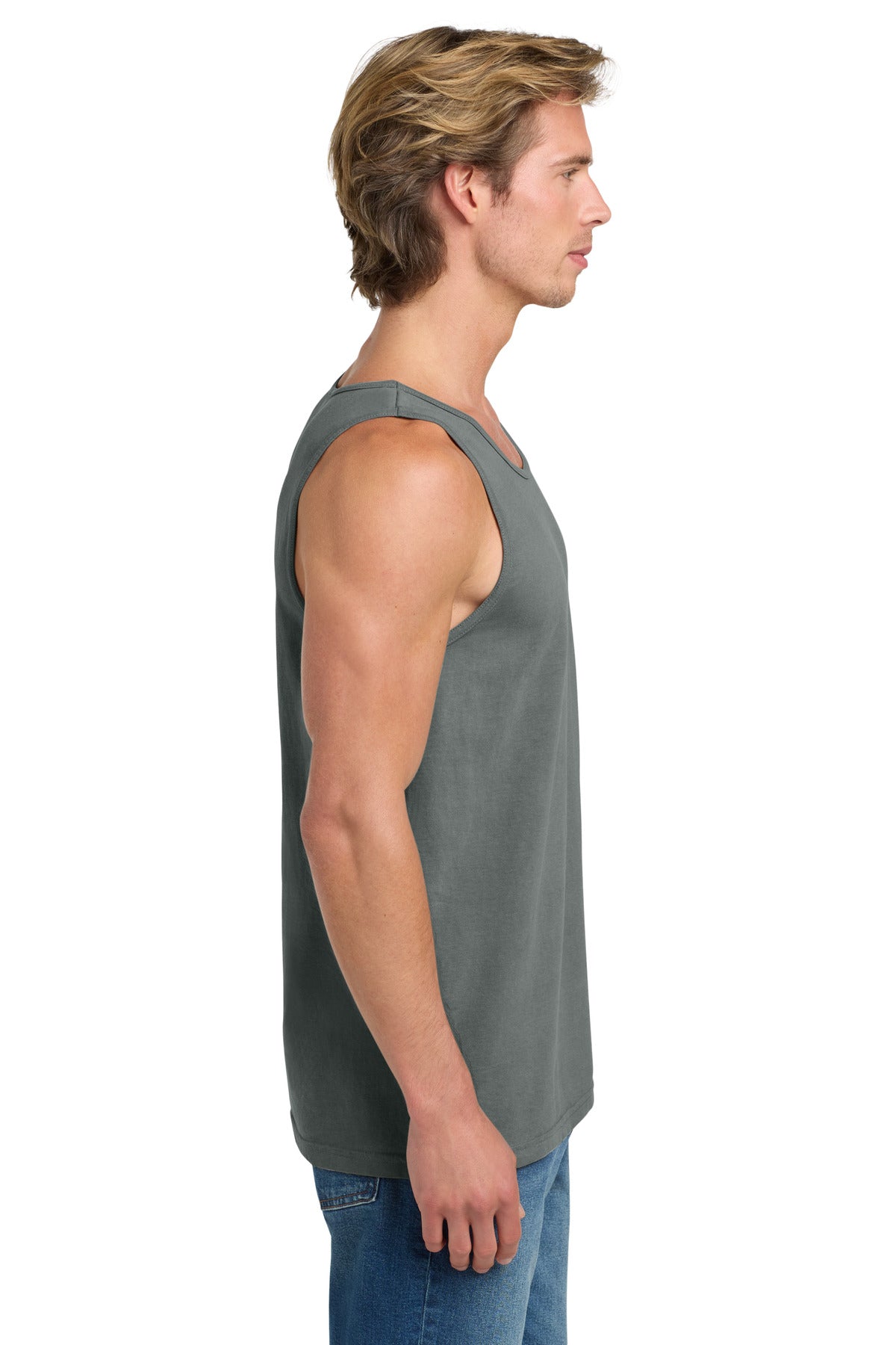 COMFORT COLORS Heavyweight Ring Spun Tank Top. 9360 - Grey - side
