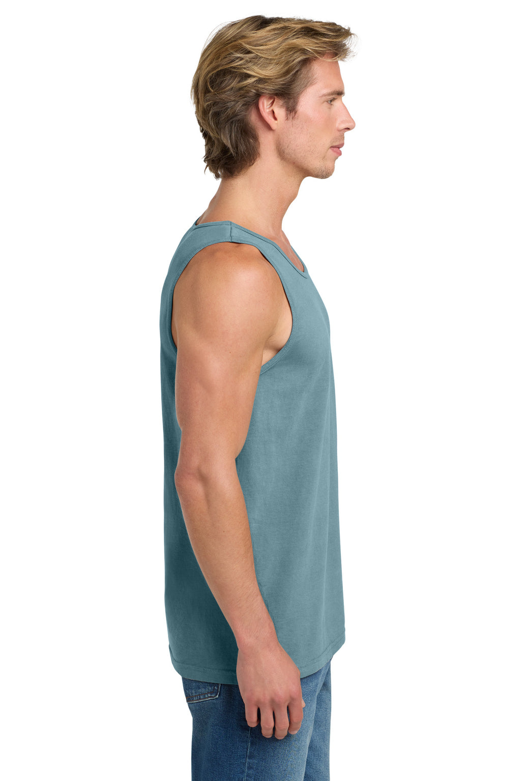 COMFORT COLORS Heavyweight Ring Spun Tank Top. 9360 - Ice Blue - side