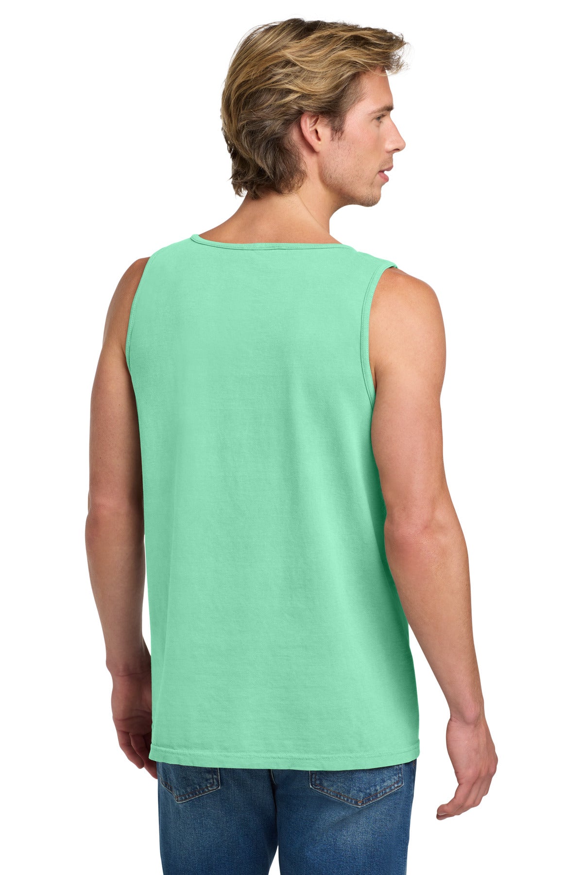 COMFORT COLORS Heavyweight Ring Spun Tank Top. 9360 - Island Reef - back