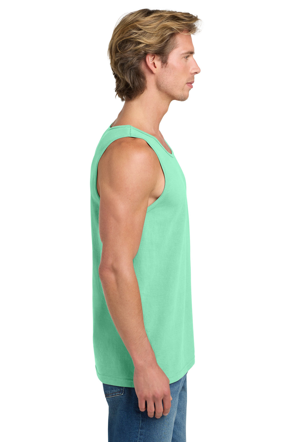 COMFORT COLORS Heavyweight Ring Spun Tank Top. 9360 - Island Reef - side